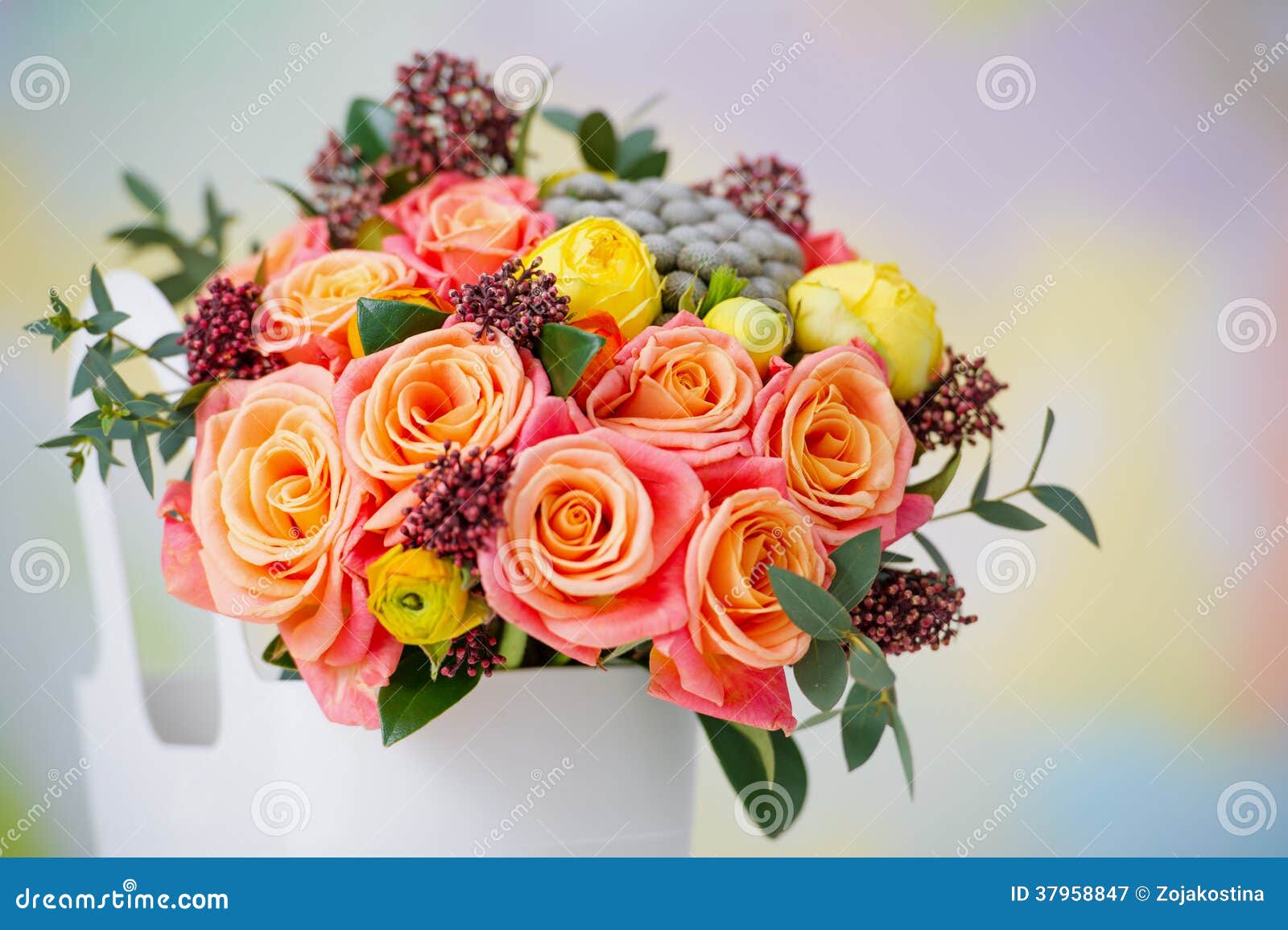 Closeup of Delicate Flower Bouquet Stock Image Image of elegant, design 37958847