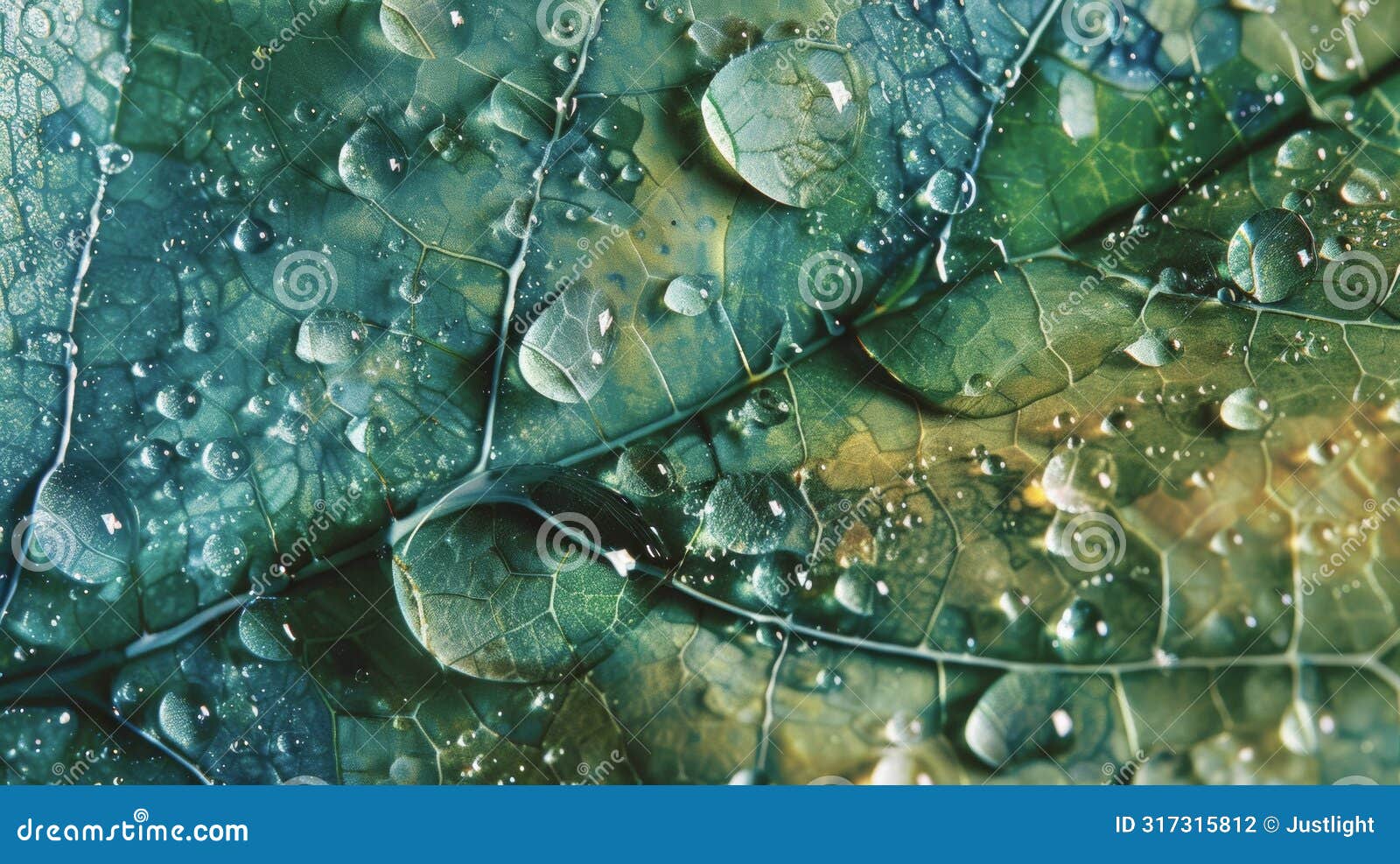 a closeup of a dewdappled leaf reveals its rich hues of emerald and jade hinting at its nutrientpacked properties