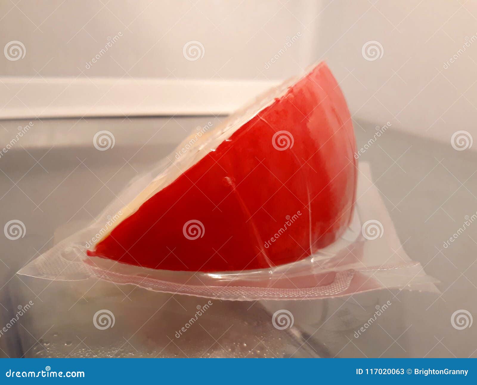 Dutch cheese in fridge stock image. Image of wrapper - 117020063