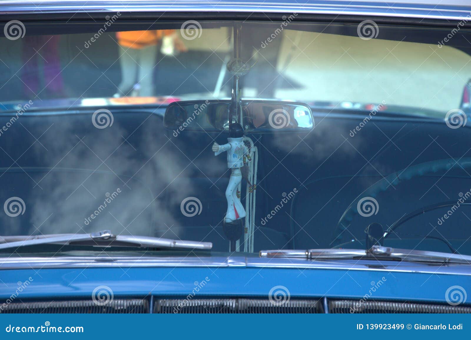 Elvis Puppet on the Car Dashboard Stock Image Image of girl, tourism