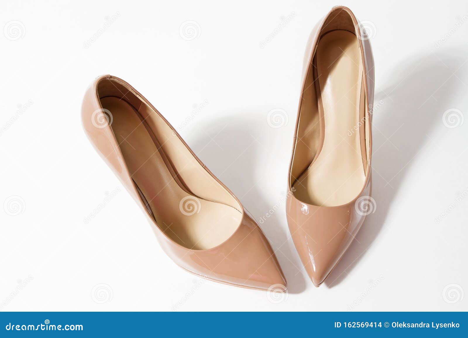 beige color shoes