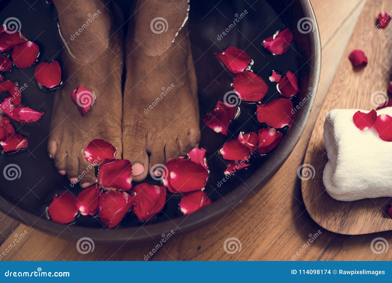Closeup of Feet Spa Service Stock Photo Image of rest, therapy 114098174