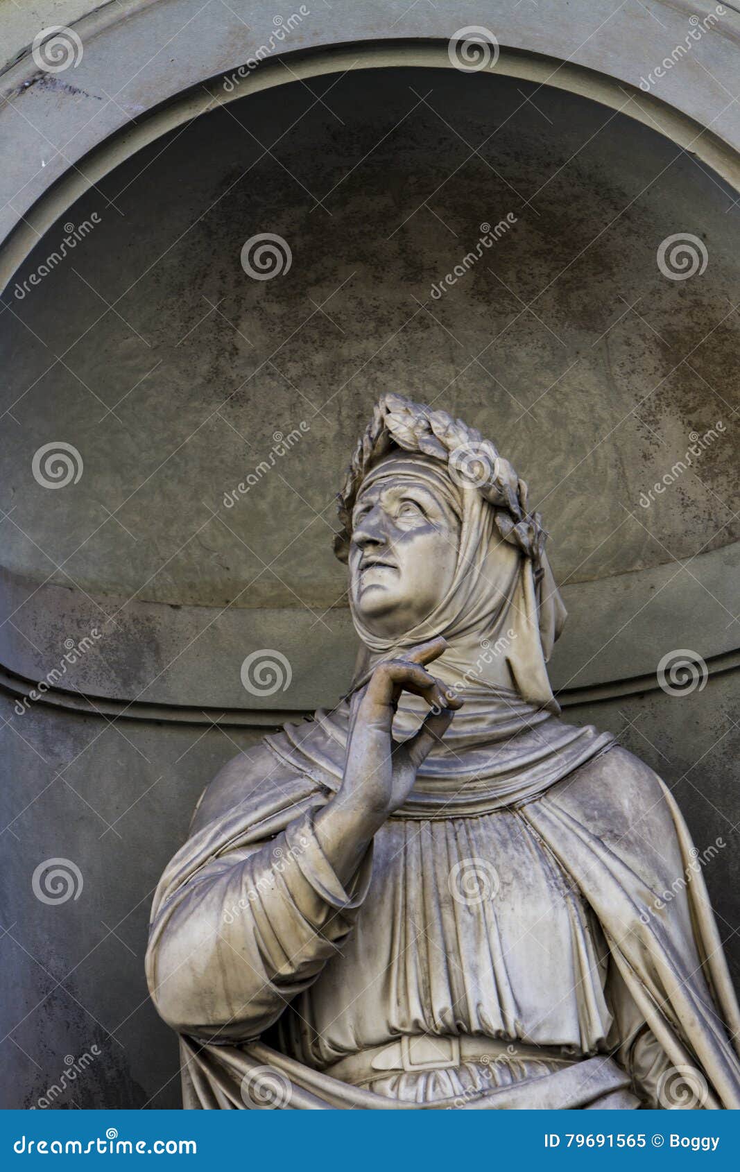 Francesco Petrarca Monument In Florence Stock Image ...
