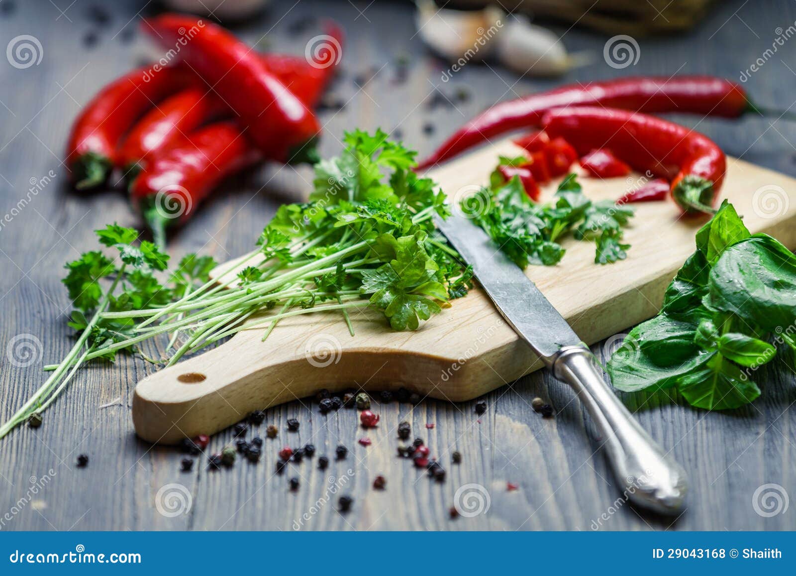 Closeup of Fresh Herbs and Spices Stock Photo Image of homegrown