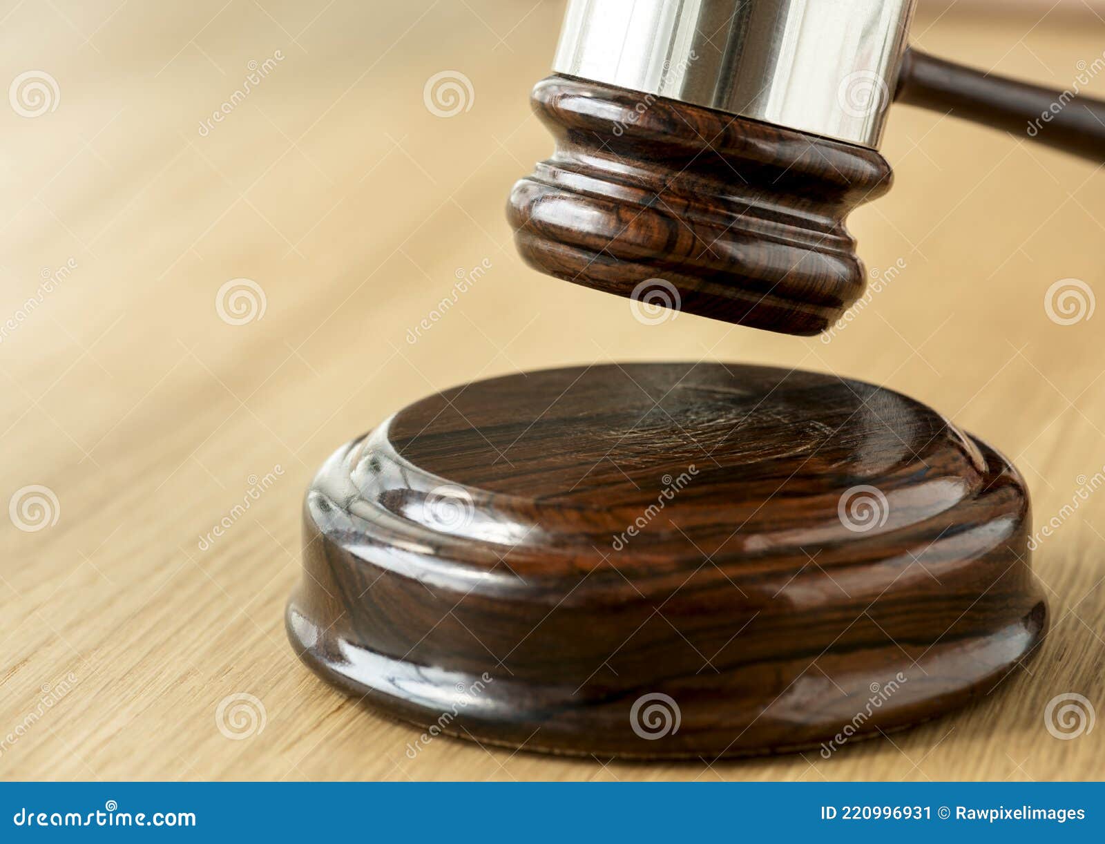 Closeup of Gavel Judgement Concept Stock Image Image of closeup