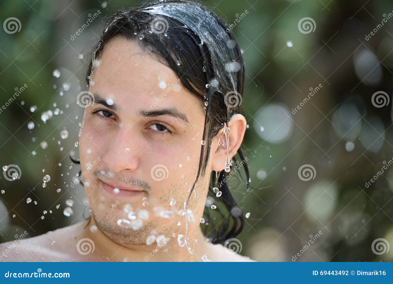Closeup getting splashed stock photo. Image of drop, lifestyle 69443492
