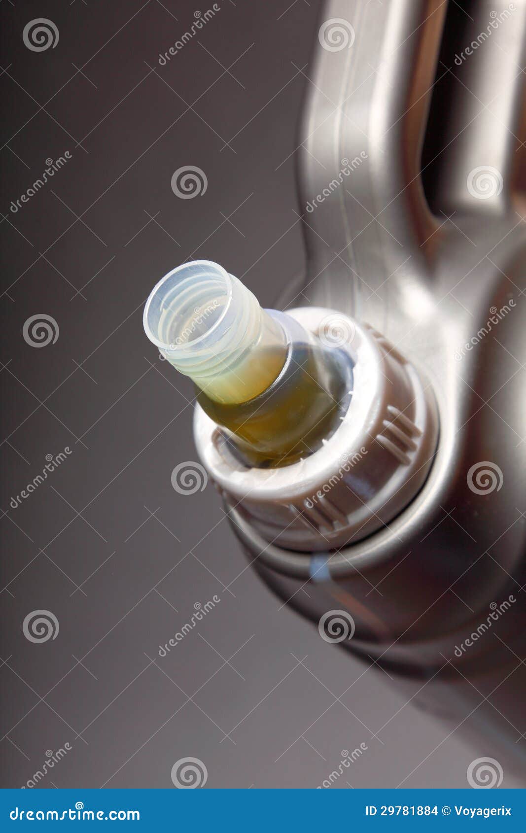 Can with Car Engine Oil Black Background Stock Photo Image of closeup