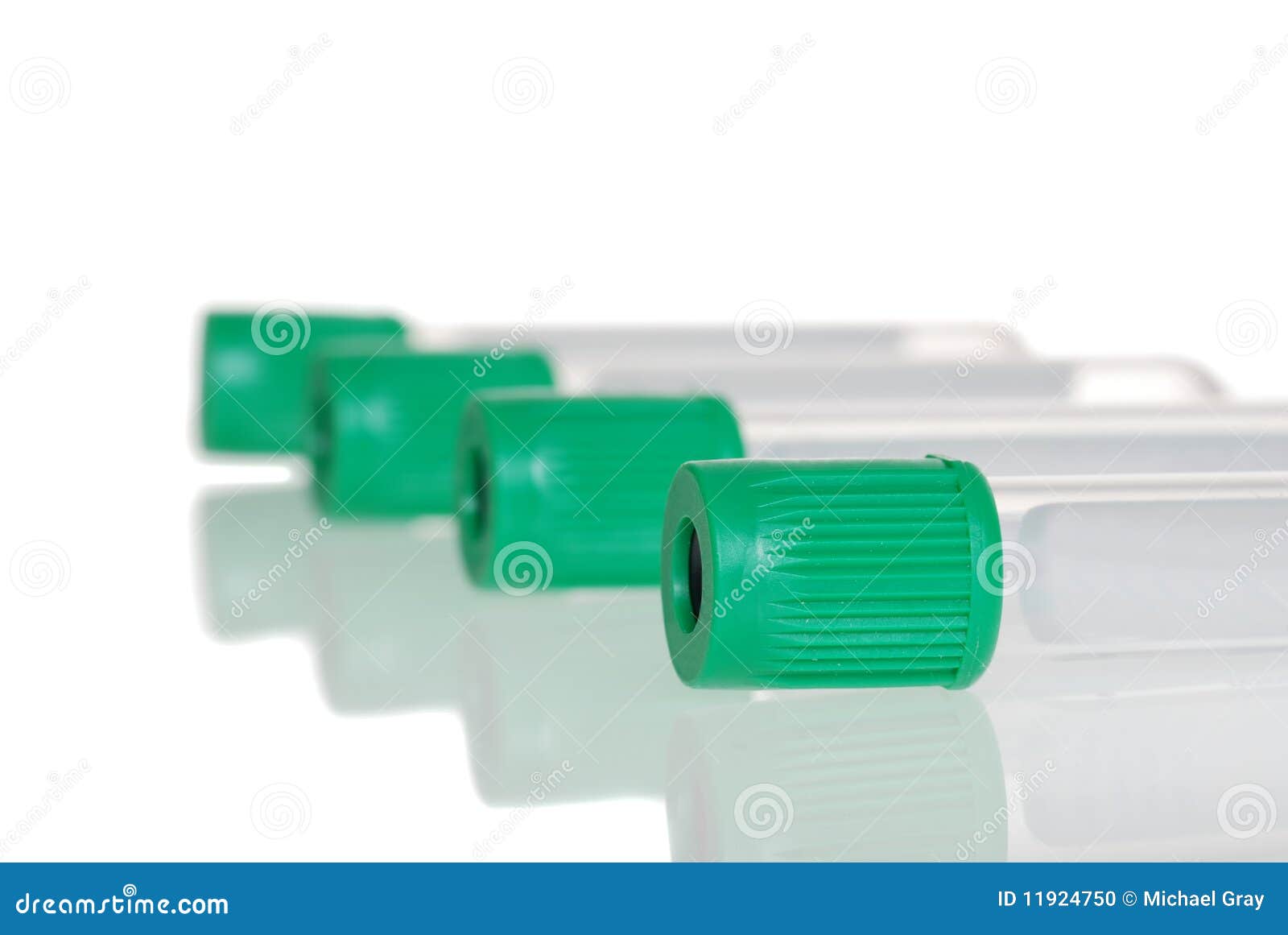 Closeup Green Top Test Tube Stock Photo Image of experiment