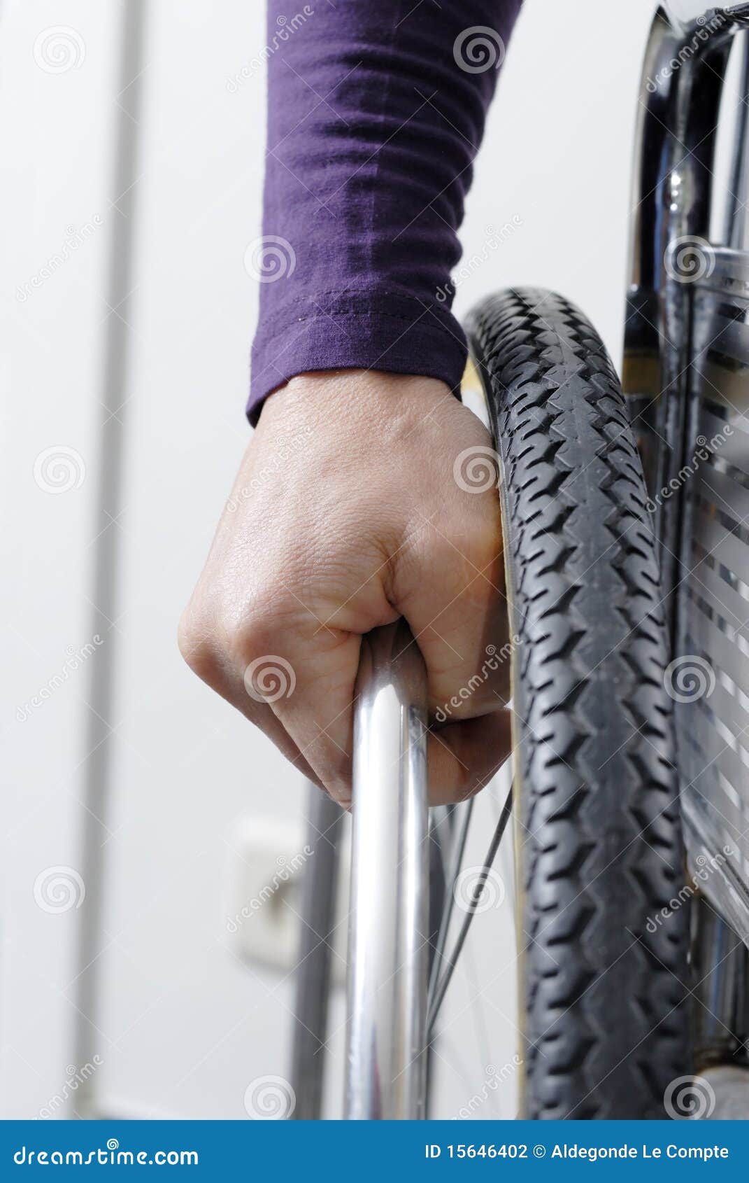 Closeup of Hand on Wheel of Wheelchair Stock Photo Image of closeup