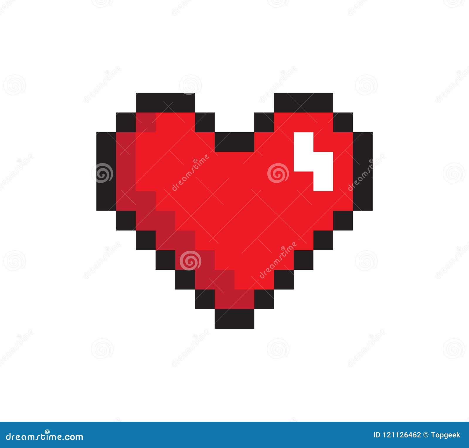 Closeup Heart, Pixel Icon, Vector Illustration Stock Vector With Regard To Pixel Heart Pop Up Card Template