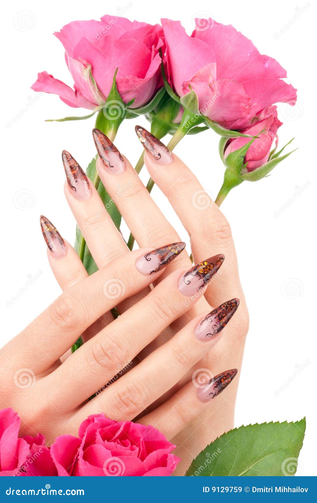 Closeup Image of Beautiful Nails Stock Image Image of nail, female