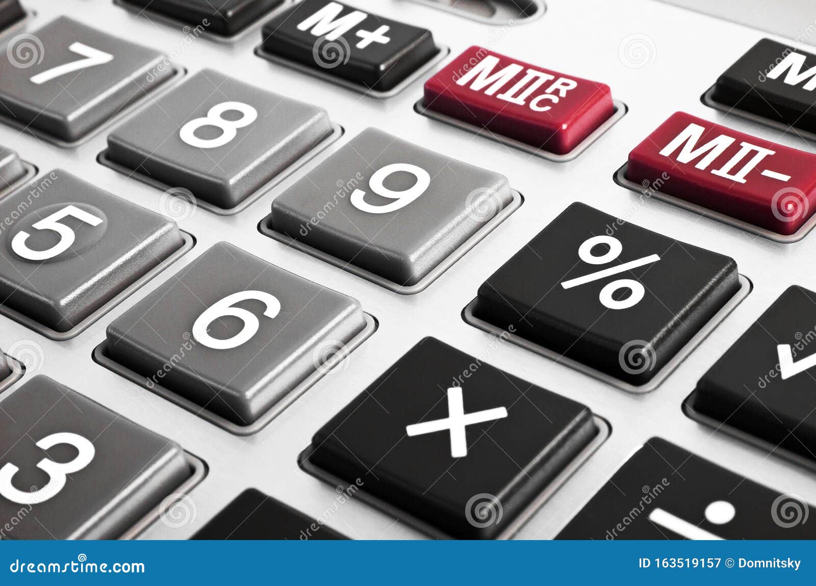 Closeup Image Of Calculator Keyboard Stock Image Image Of Money