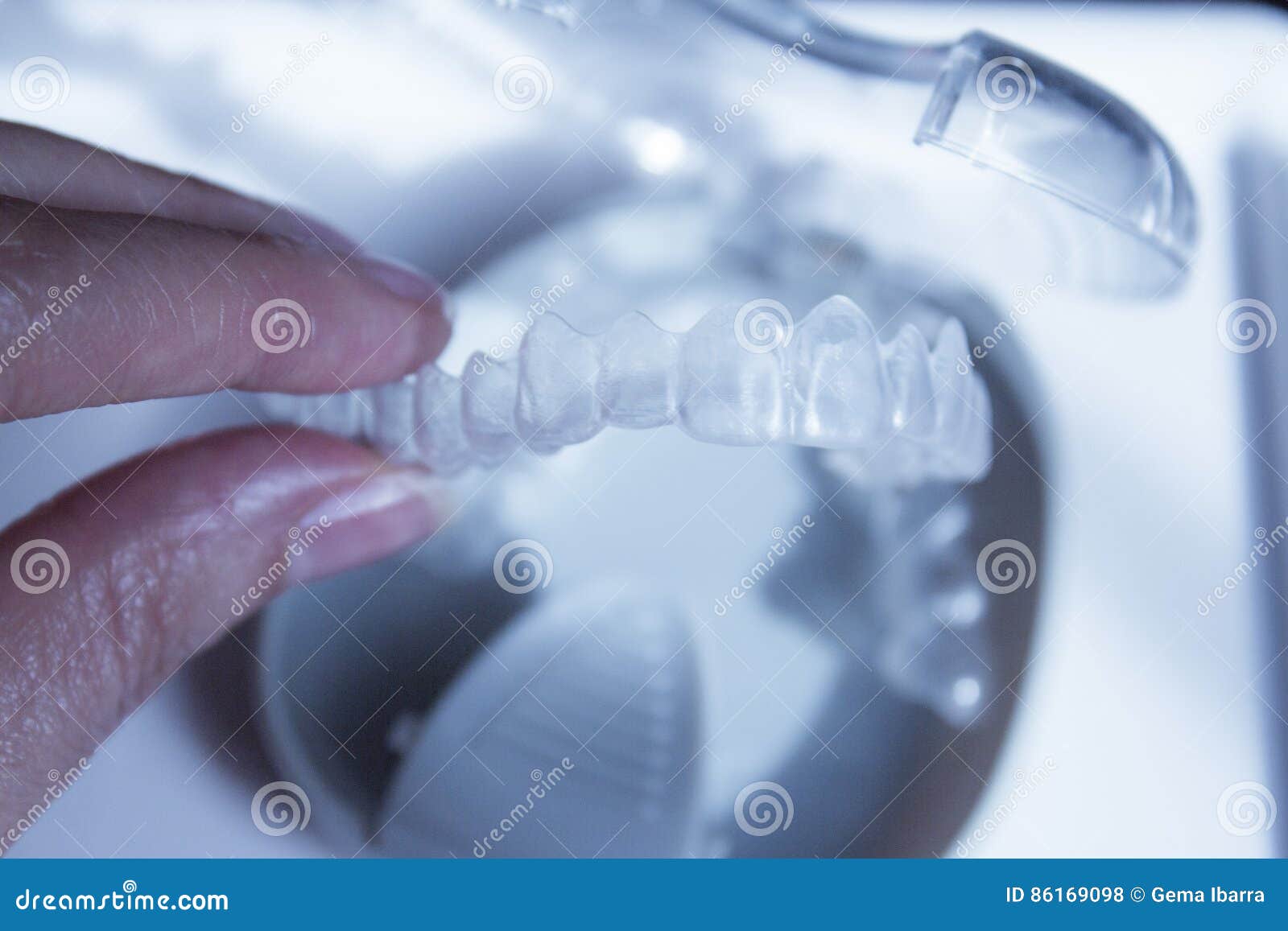 Closeup of Invisible Orthodontics Stock Photo Image of aligner
