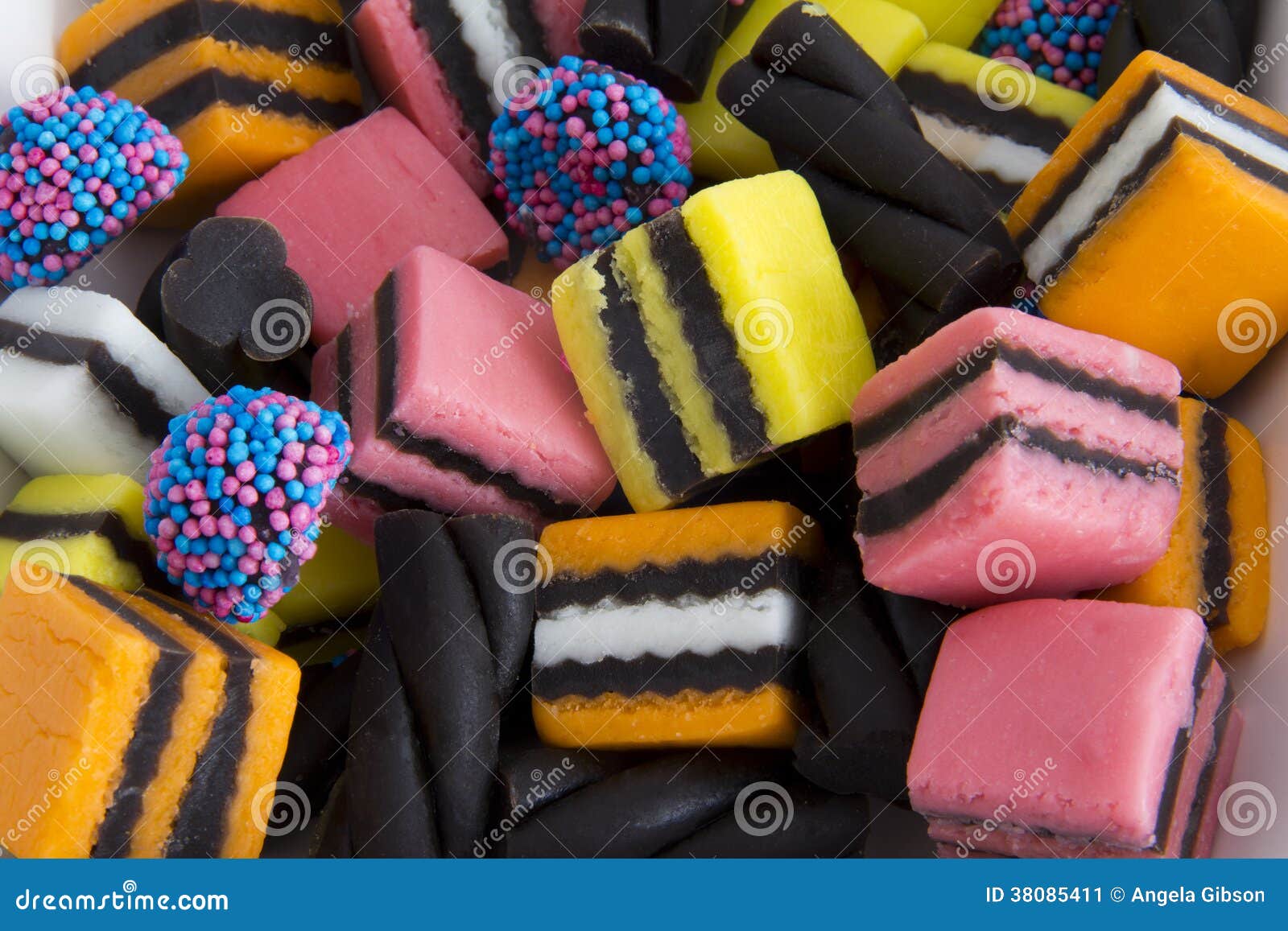Licorice Allsorts Stock Photos Royalty Free Stock Images