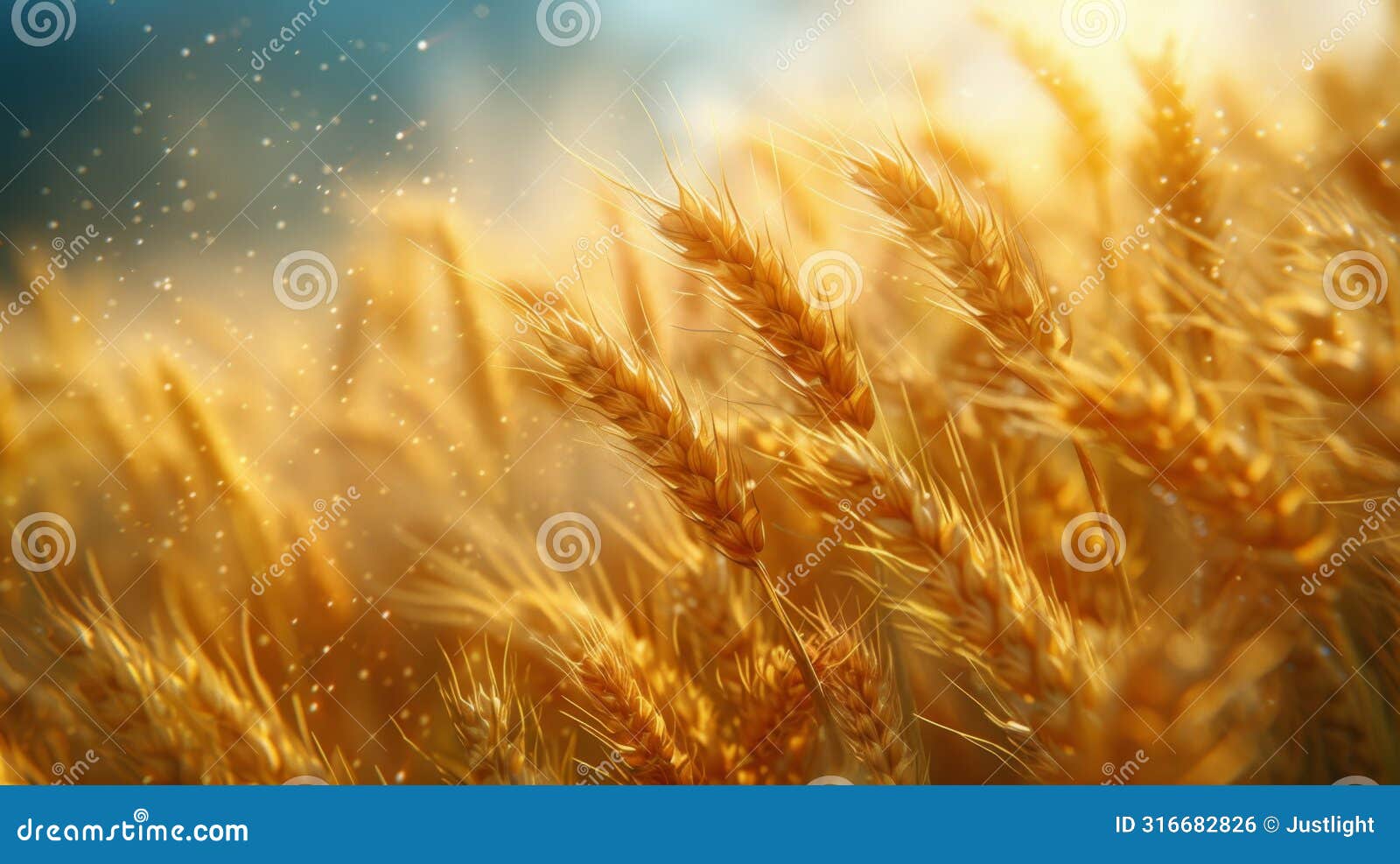 closeup of a lone wheat head its feathery texture rippling in the wind like a symphony conductors baton
