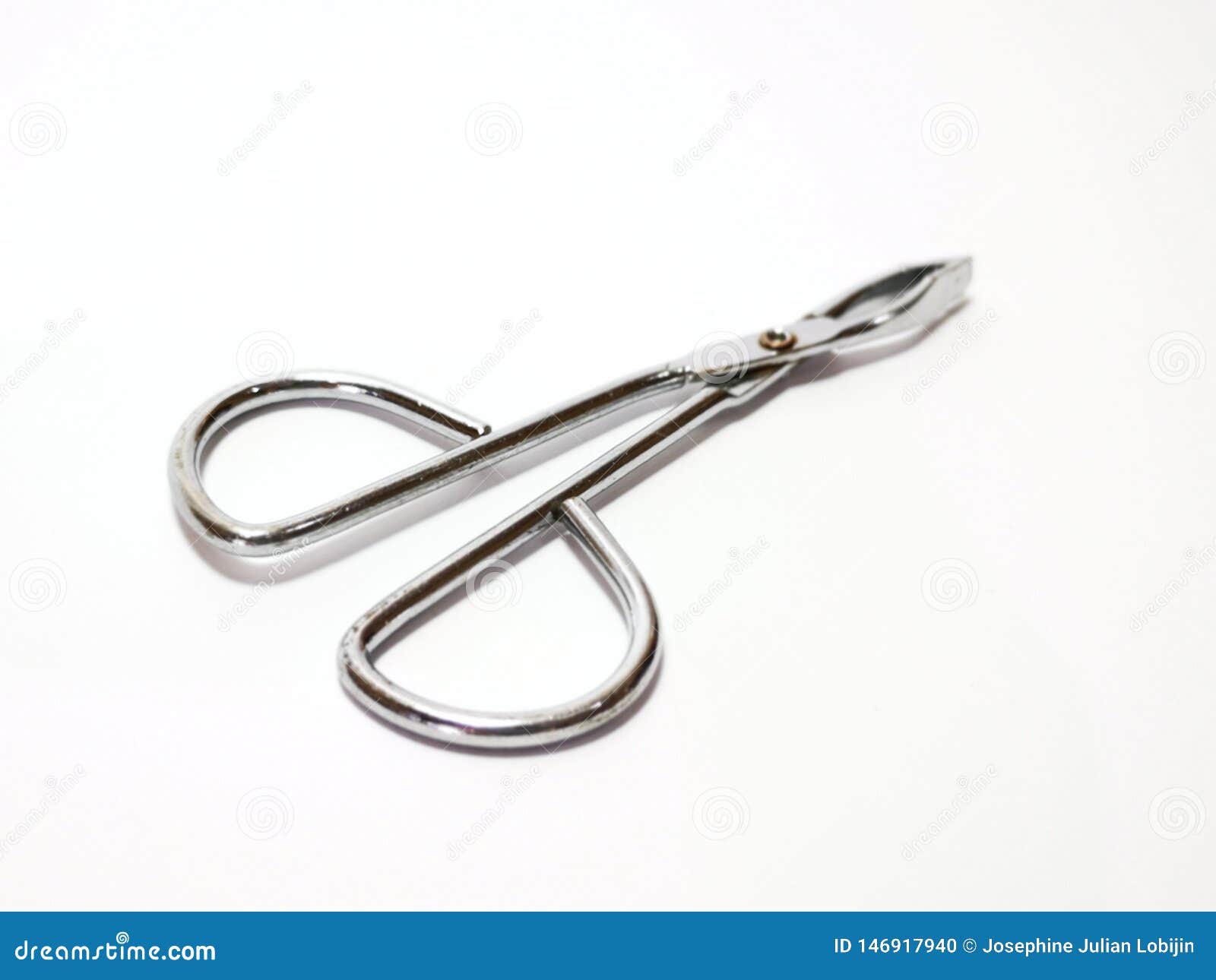 Closeup And A Macro Shot Of Skin Removal Pull Hair Tool With White