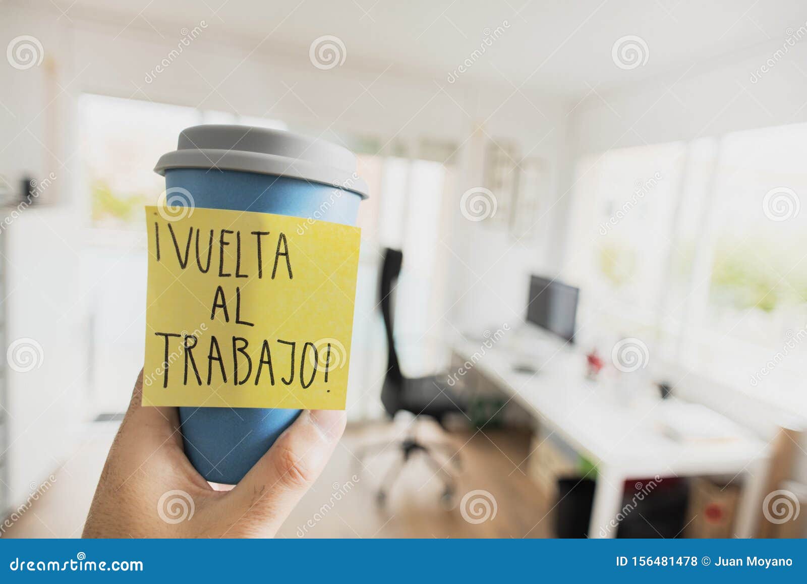 text back to work written in spanish