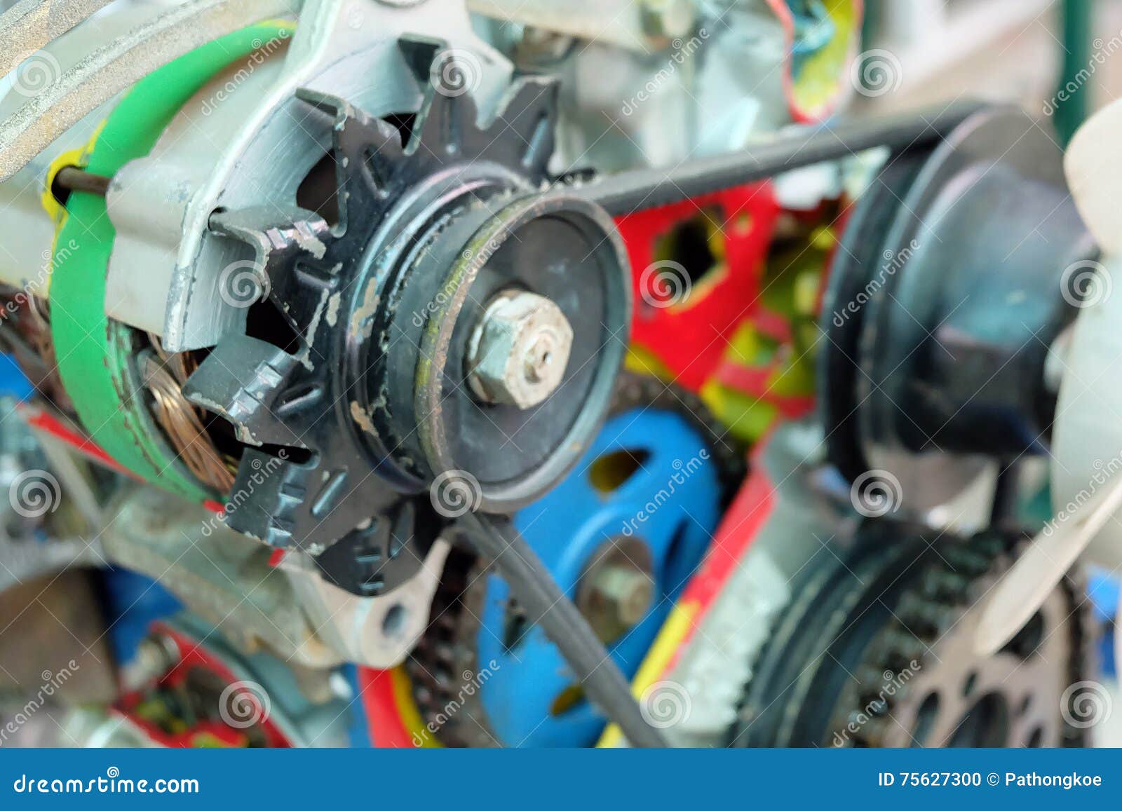 Closeup of Modern Automobile Motor Car Engine Part Stock Photo Image of engine, driving 75627300