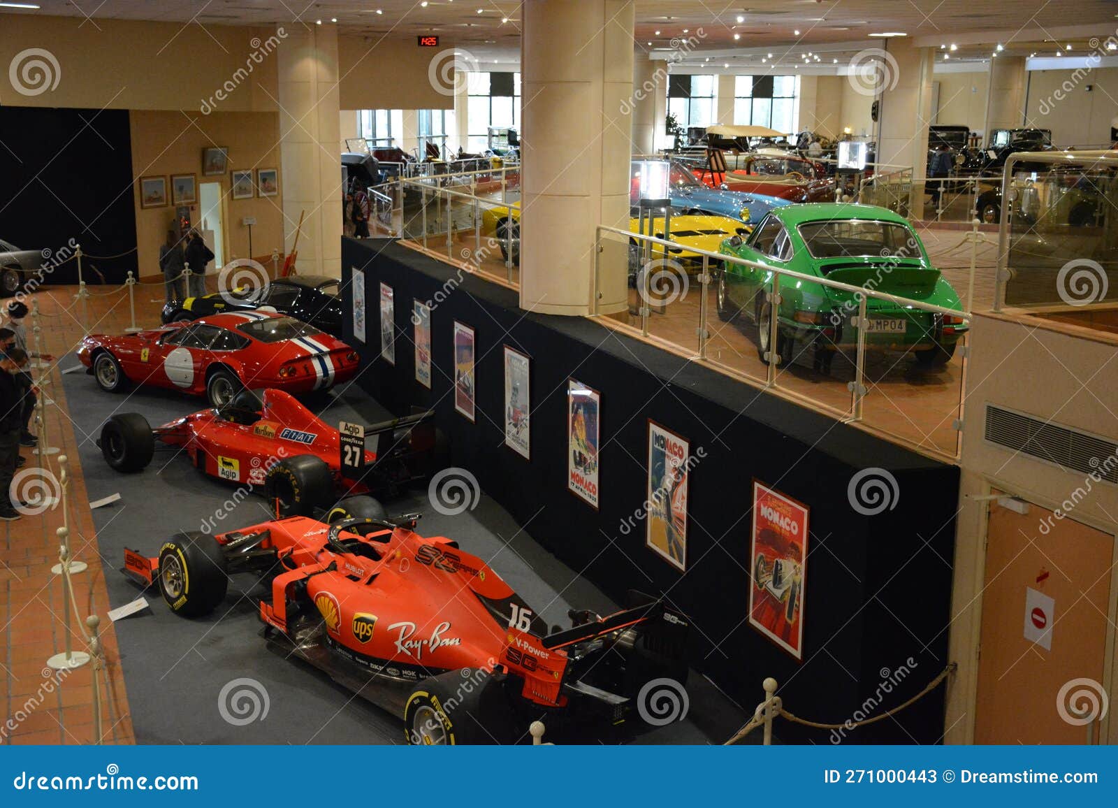 Closeup in the Monaco Automobile Museum Editorial Stock Photo Image