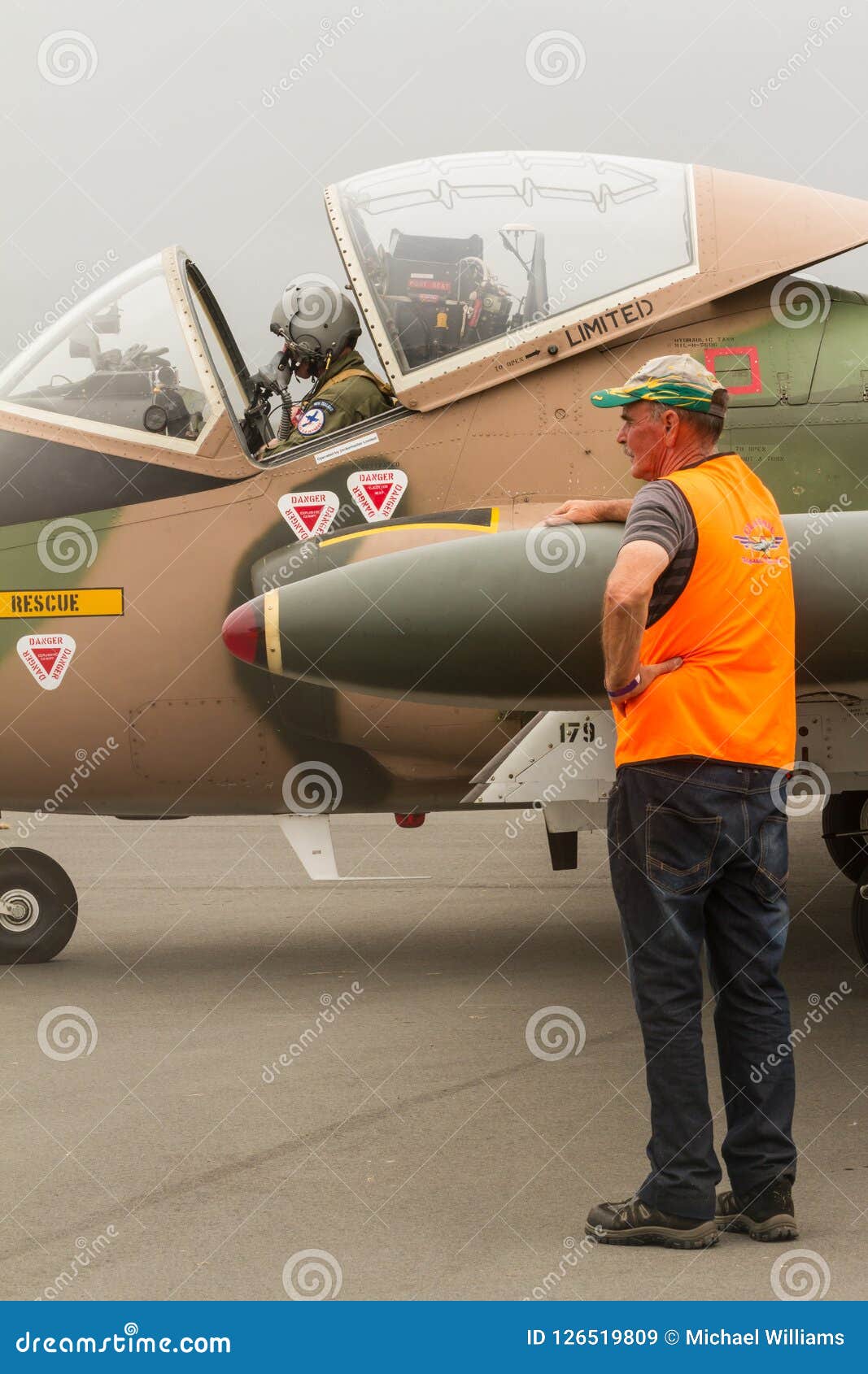 A Pilot in the Cockpit of a Strikemaster Jet Editorial Stock Image - Image  of training, transporation: 126519809