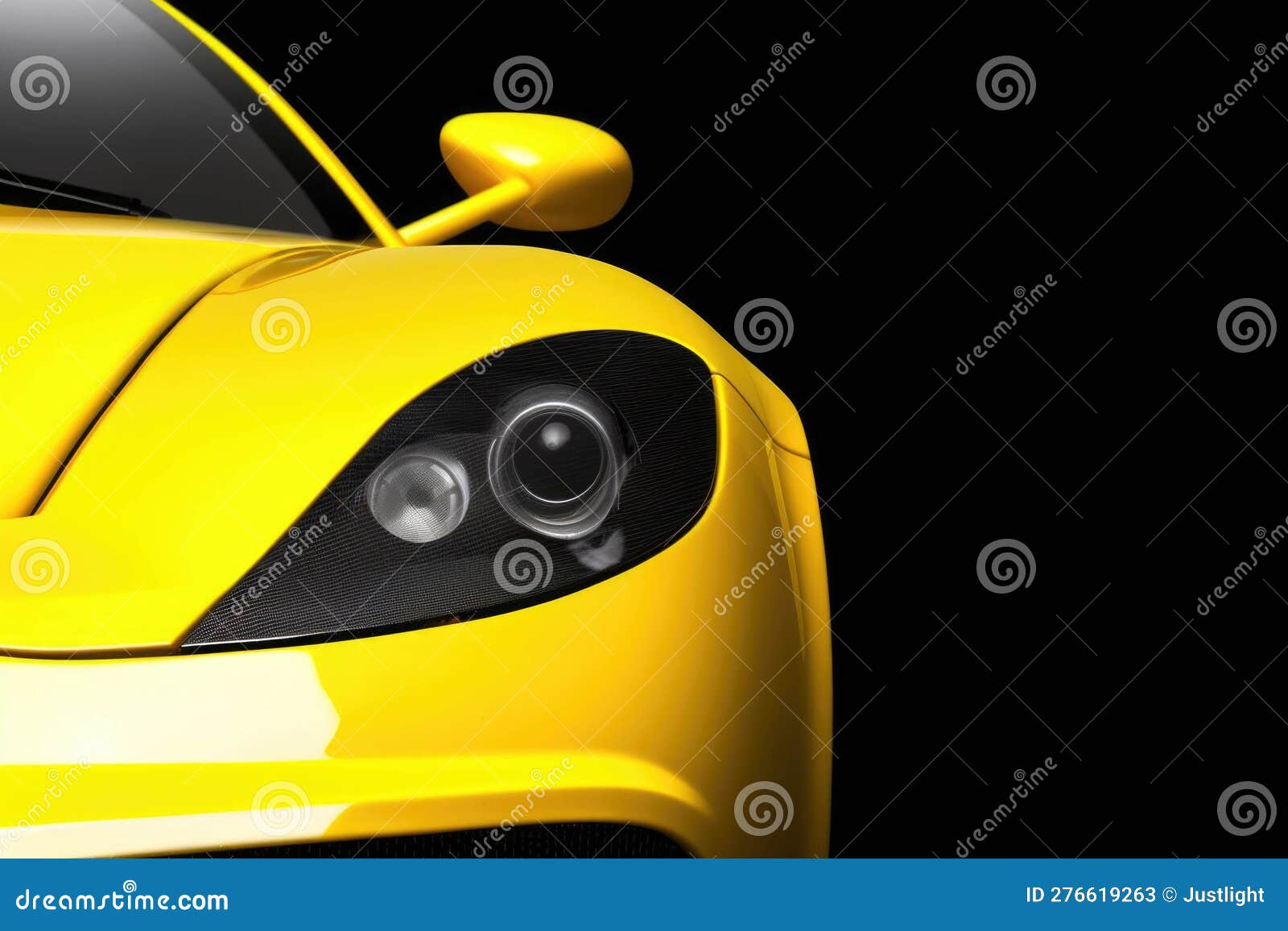 a closeup of an openwheel race car with its bright colors and white number 8 clearly visible next to its sponsor speed