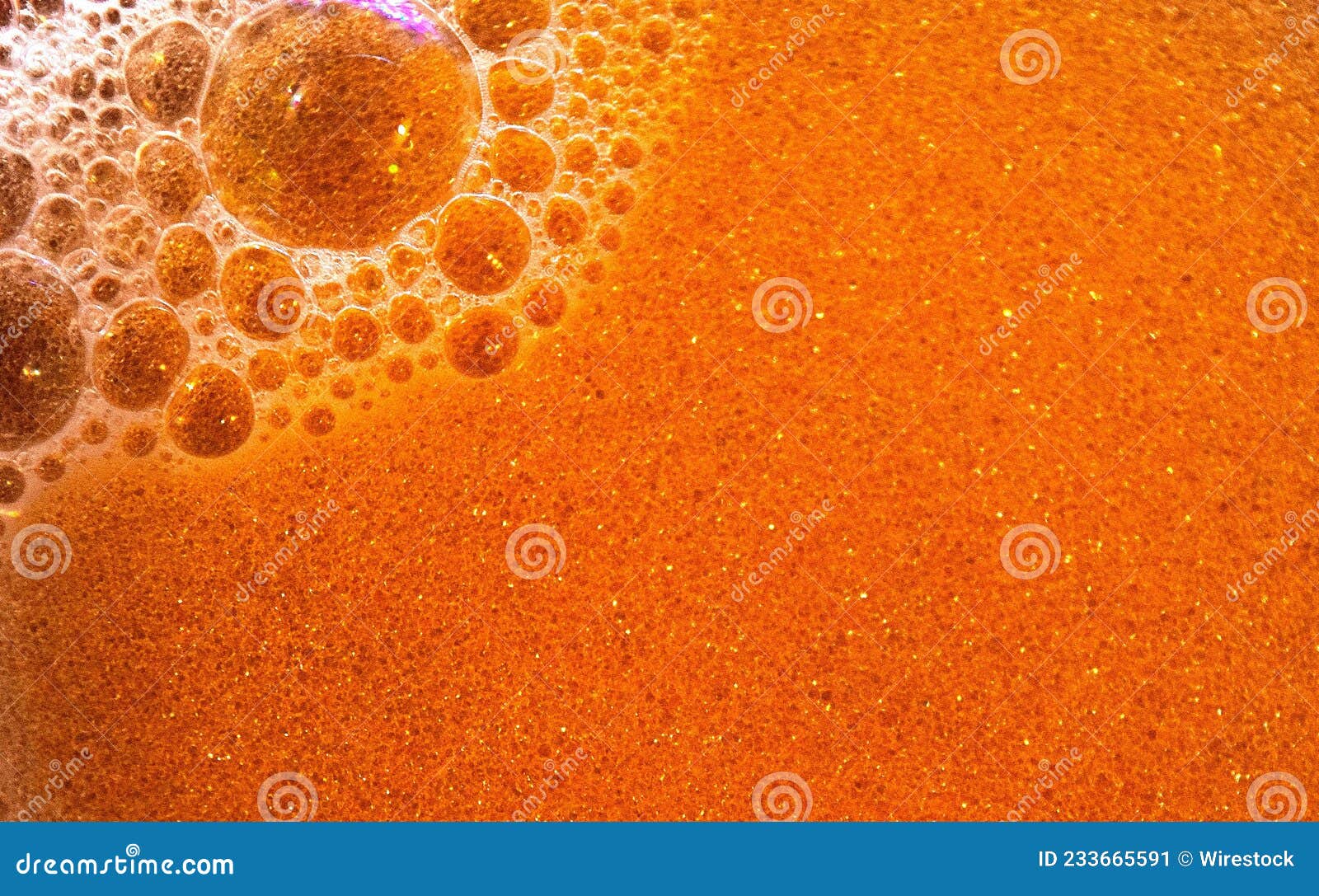Closeup of Orange Juice with Bubbles Stock Image Image of bubbles