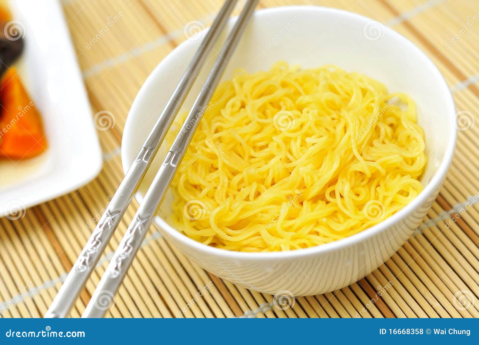 Closeup of Oriental Noodles Stock Photo Image of delicacy, meal 16668358