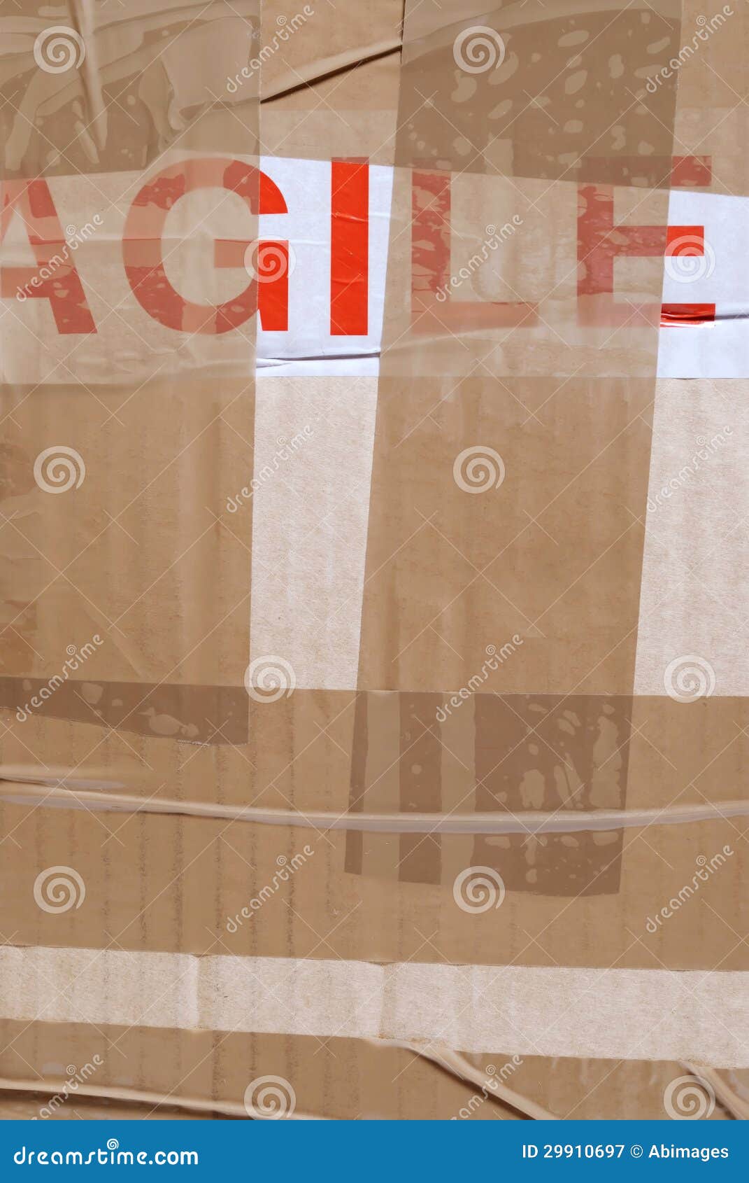 Package tape detail stock image. Image of cardboard, packed 29910697