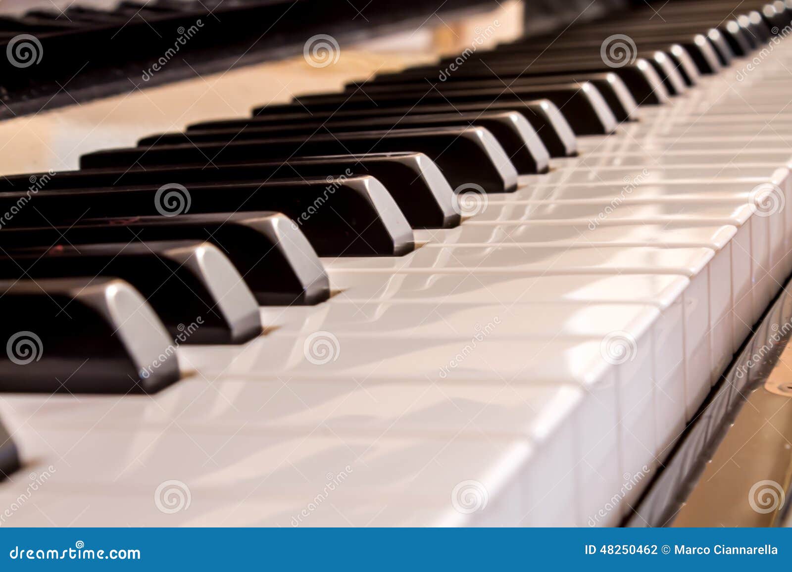 Closeup of a Piano Keyboard Stock Photo Image of music, octave 48250462