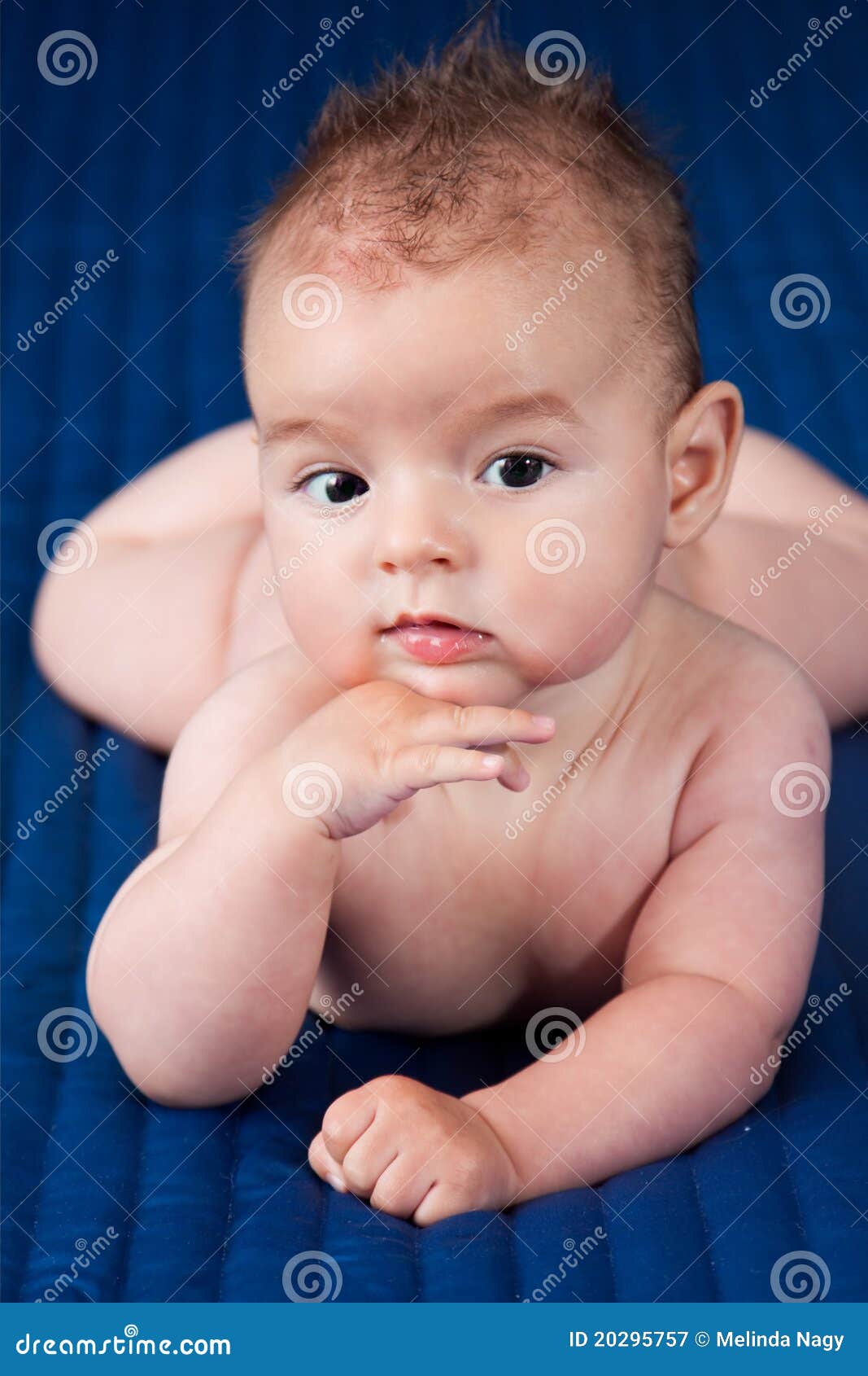 Closeup Portrait Of Cute Smiling Baby Boy Royalty Free ...