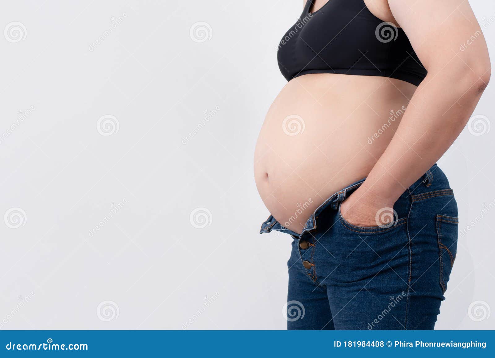 Closeup pregnant