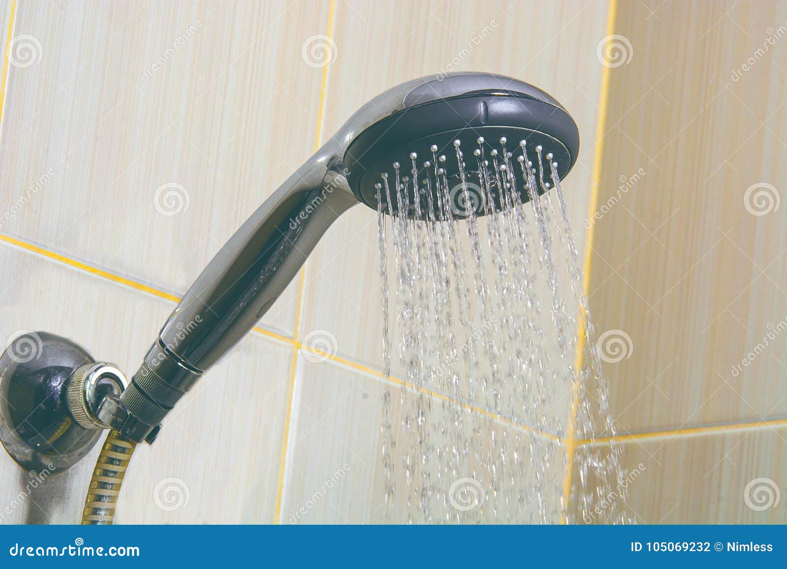 Shower Head in the Bathroom. Stock Photo Image of modern, bath 105069232