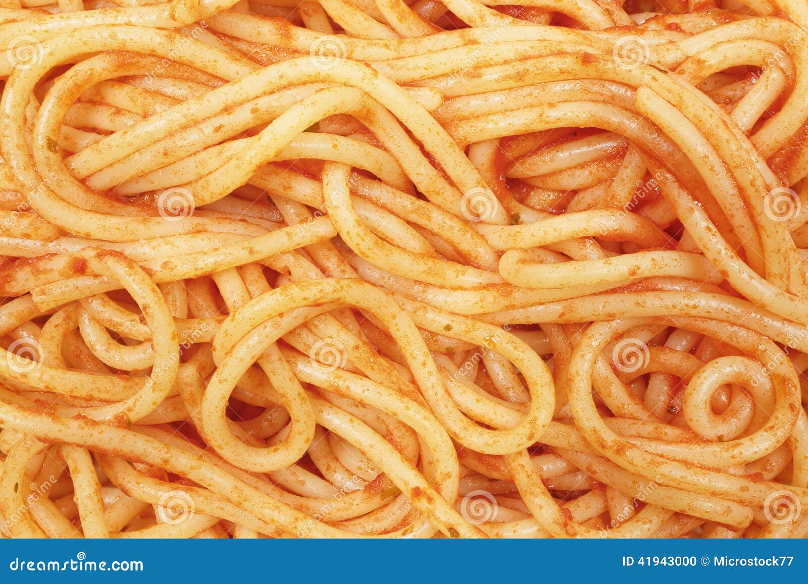 Closeup spaghetti pasta stock photo. Image of food, checked 41943000