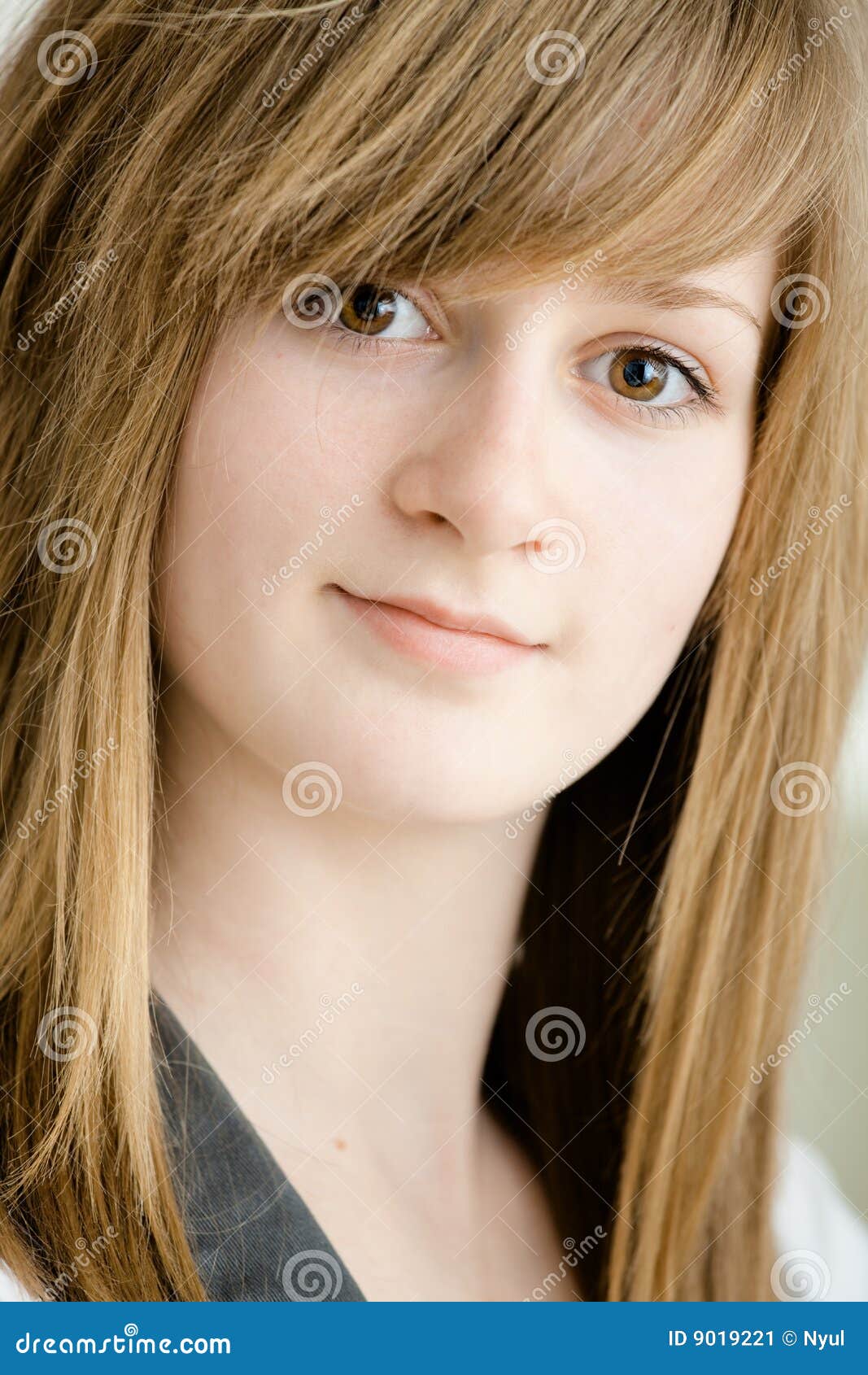 Closeup Of Teen Girl Stock Image Image Of Alone Con