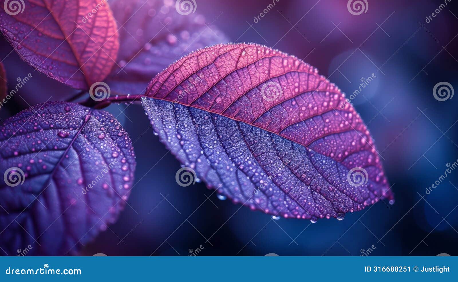 closeup of a vibrant purple leaf its velvety surface catching the light in a way that makes it seem almost iridescent