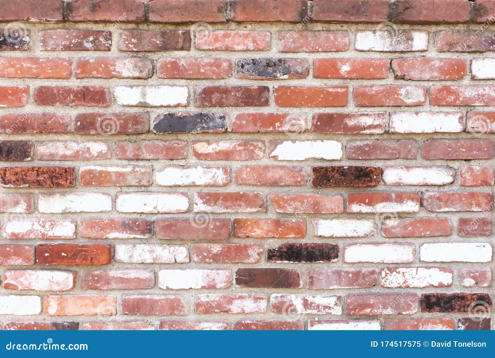 Rustic Brick Background Fading Paint Stock Image Image of blank
