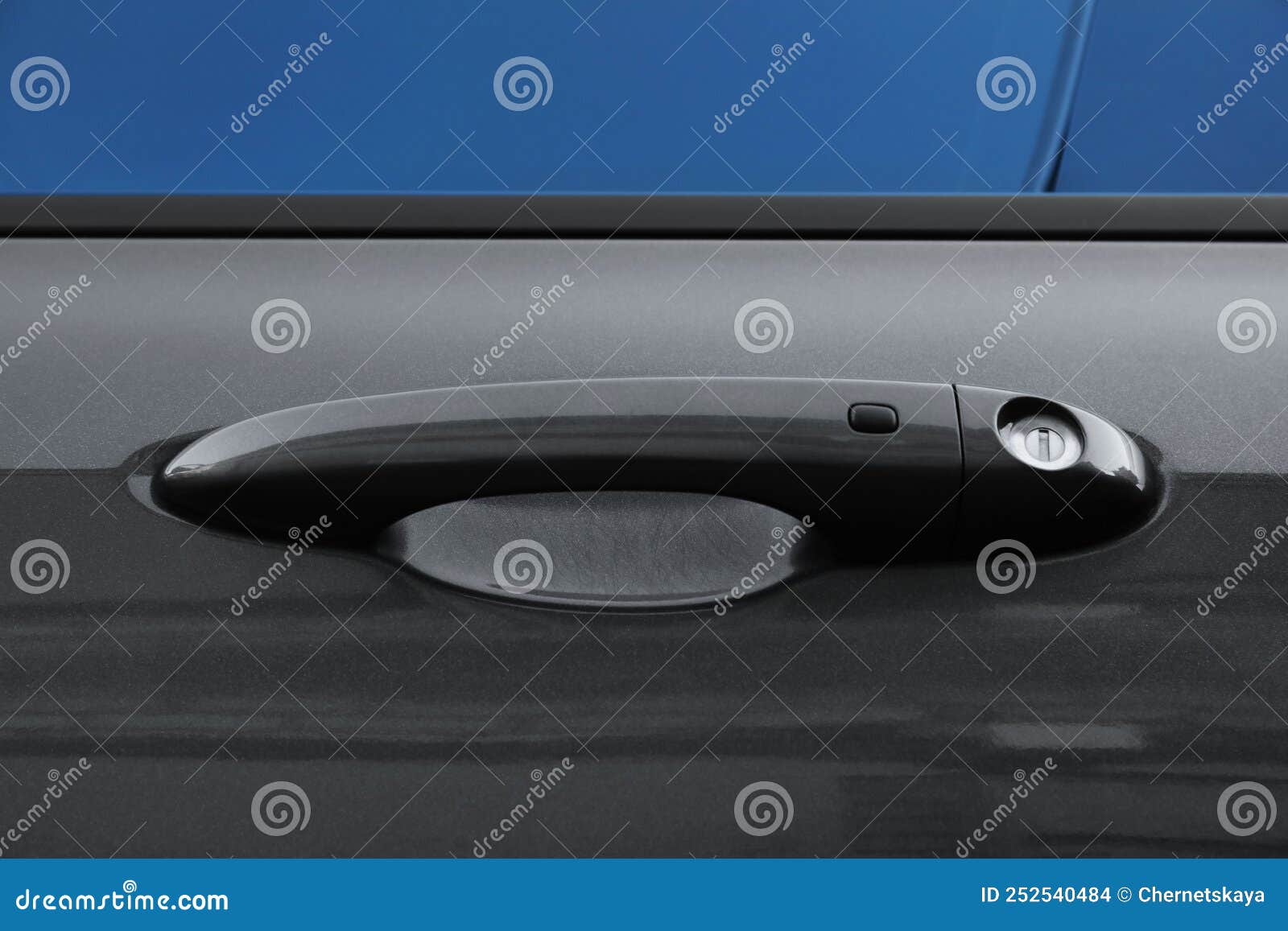 Closeup View of Car Door with Handle Stock Photo Image of handle, exterior 252540484