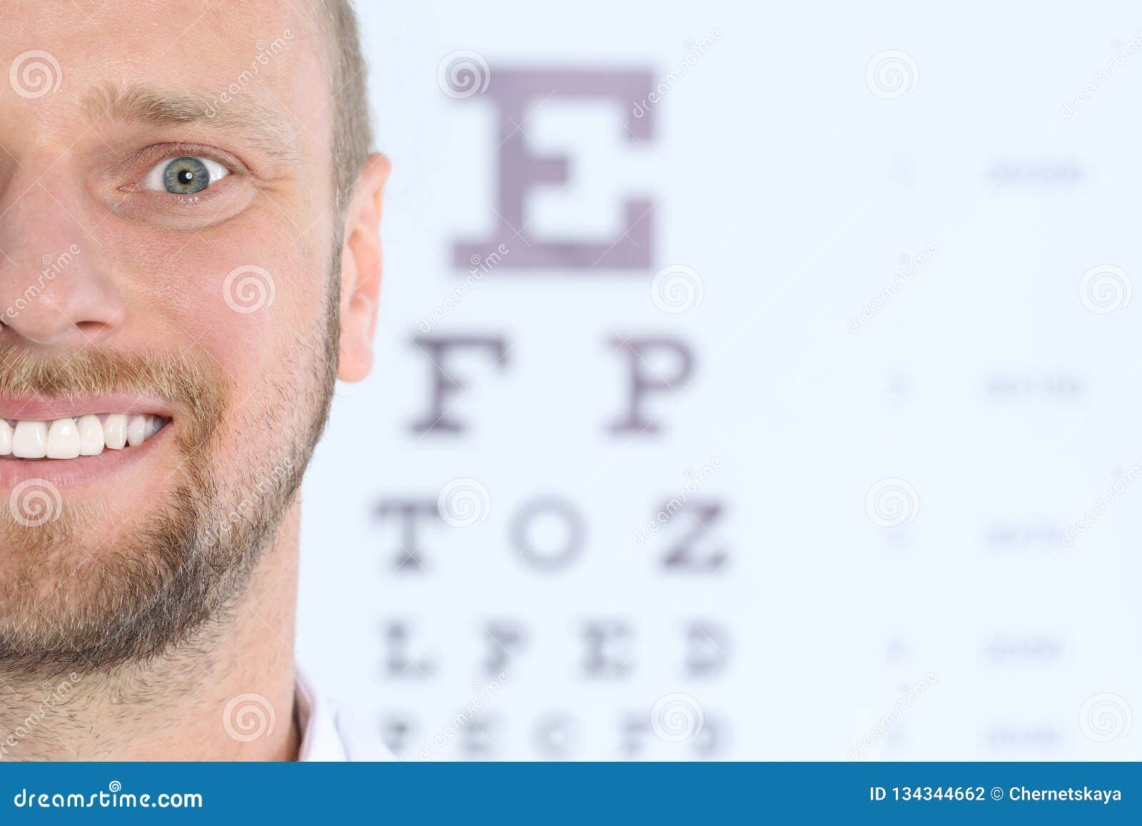 Close Up Eye Chart