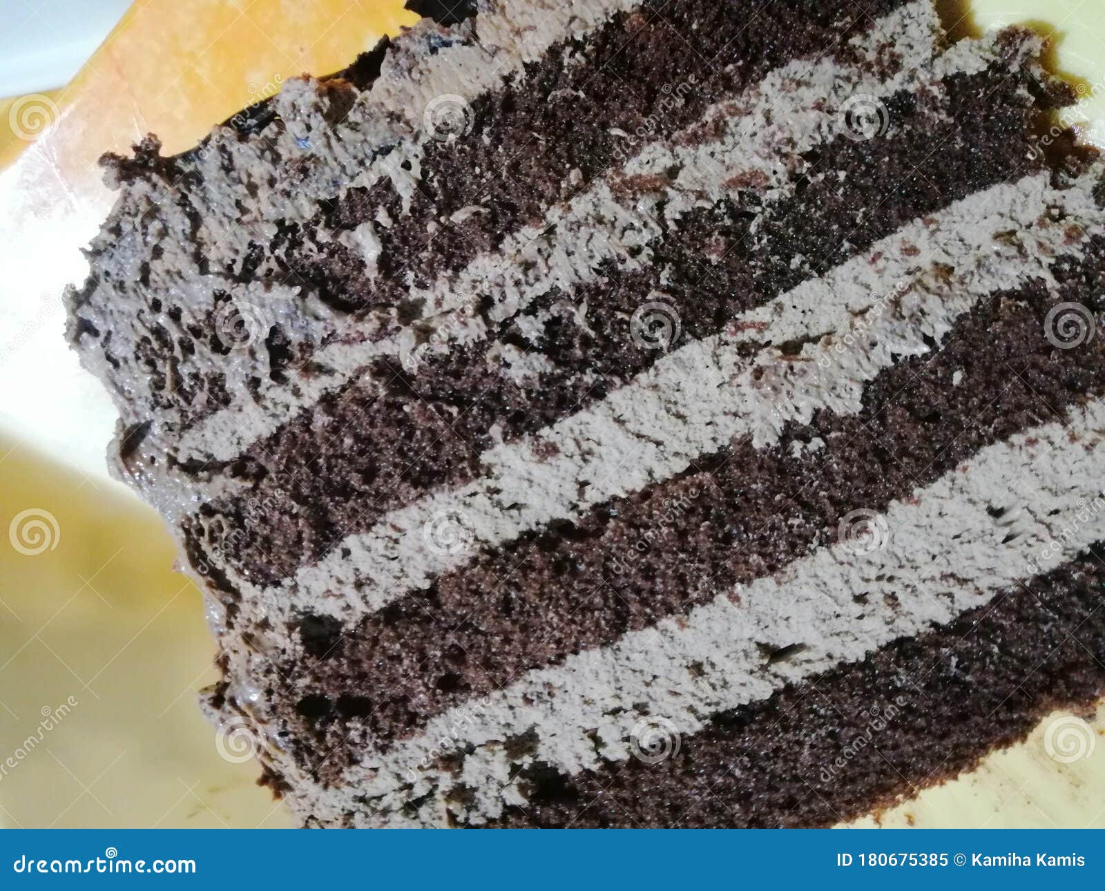 closeup view pattern of delicious birthda cake. food and beverage concept