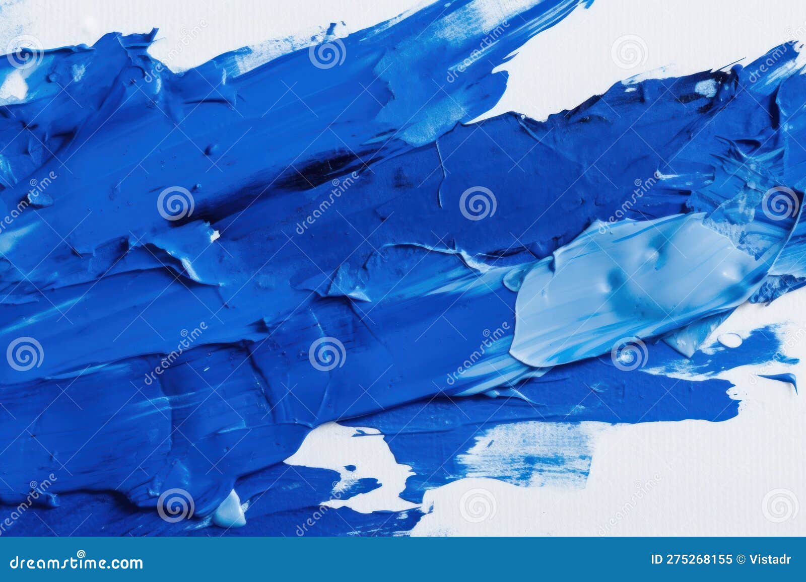 Blue paint on white stock image. Image of backdrop, white 275268155