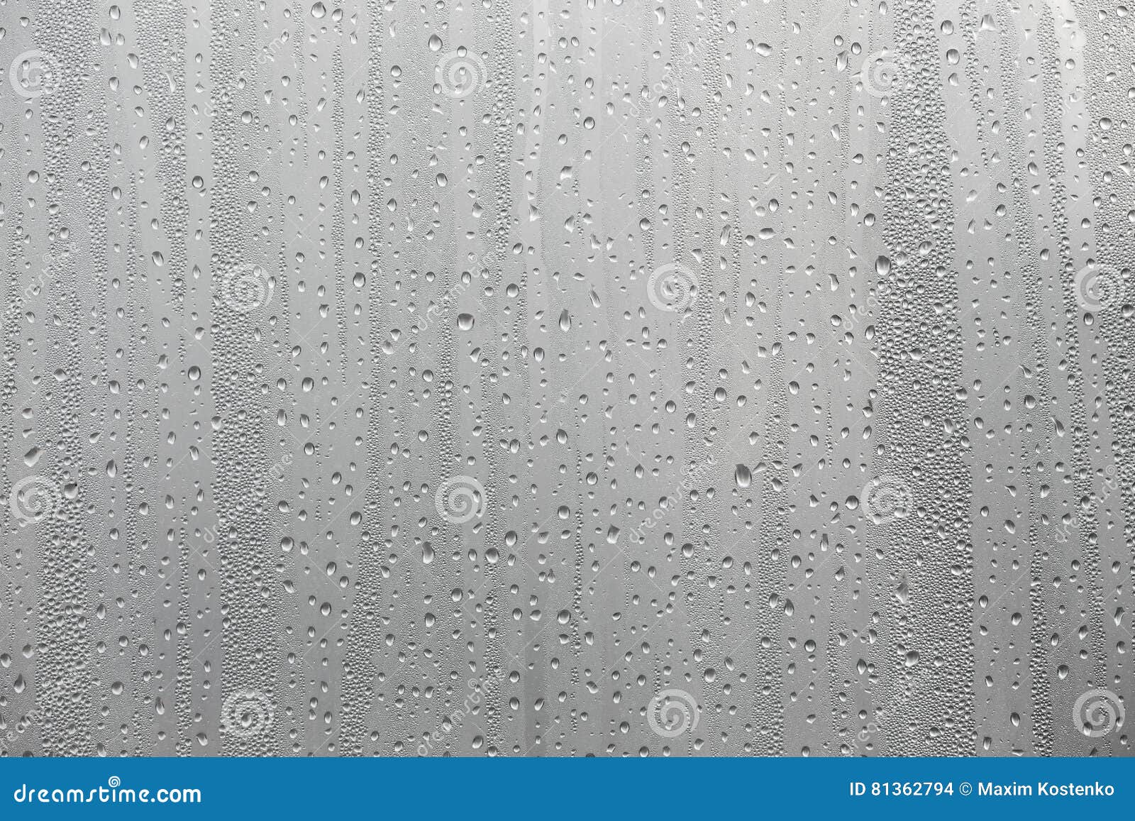 closeup water condensation on window glass background