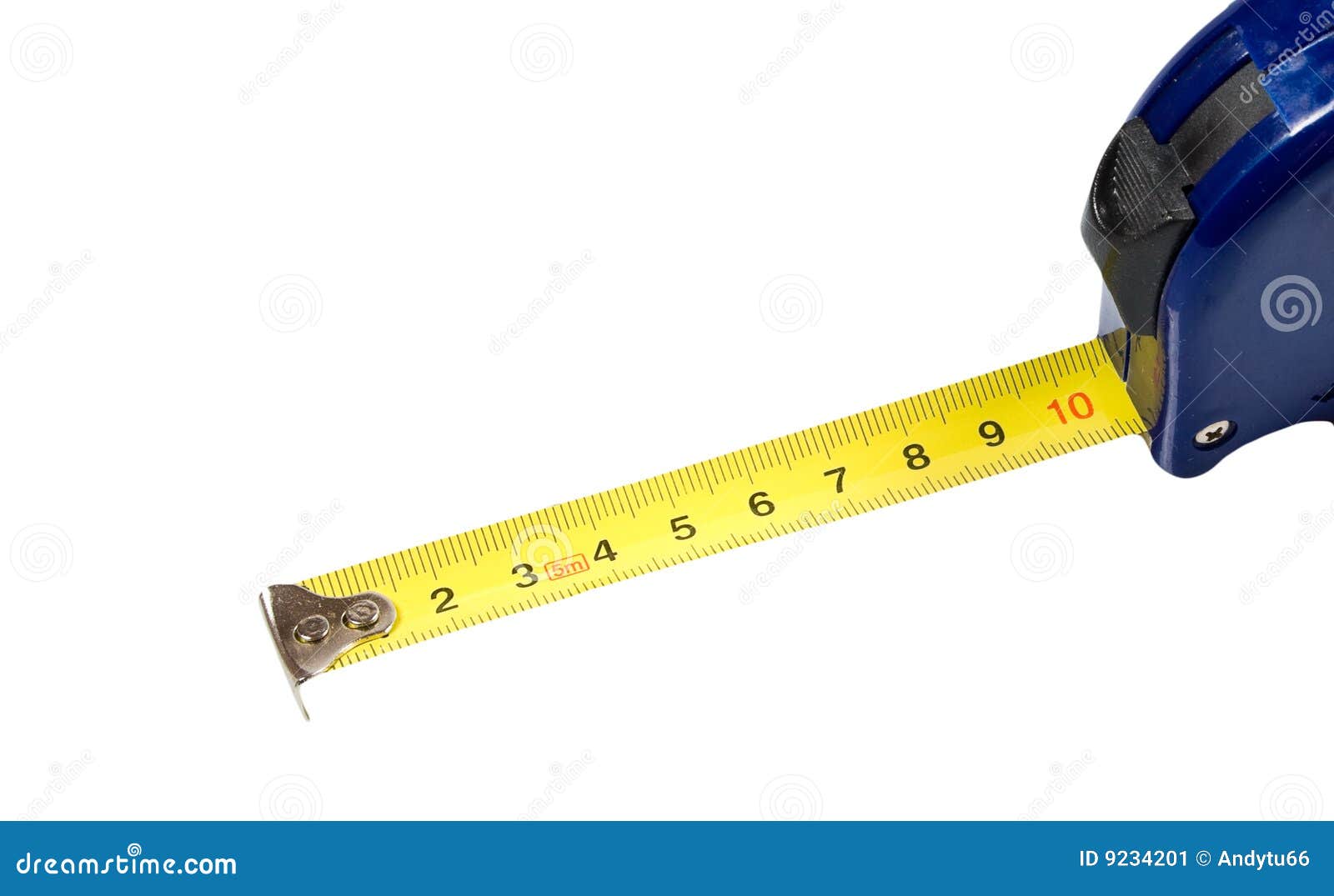 Closeup Yellow Tape Measure Stock Image Image of scale, concepts 9234201