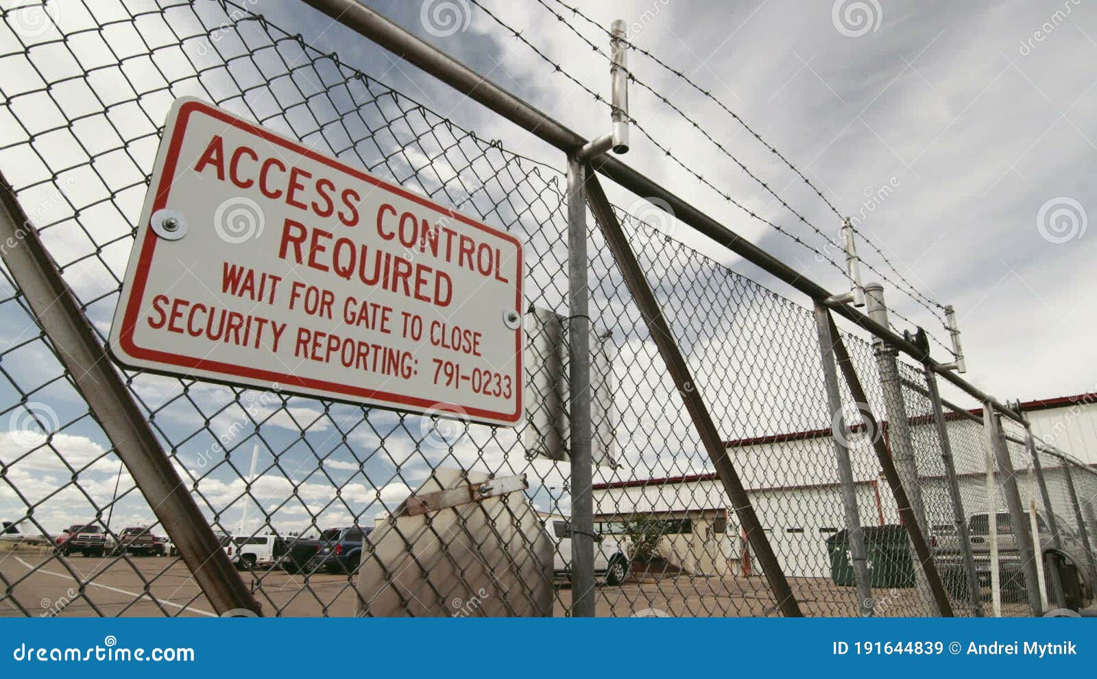 Closing Control Gate at the Airport. Montage. Stock Video Video of
