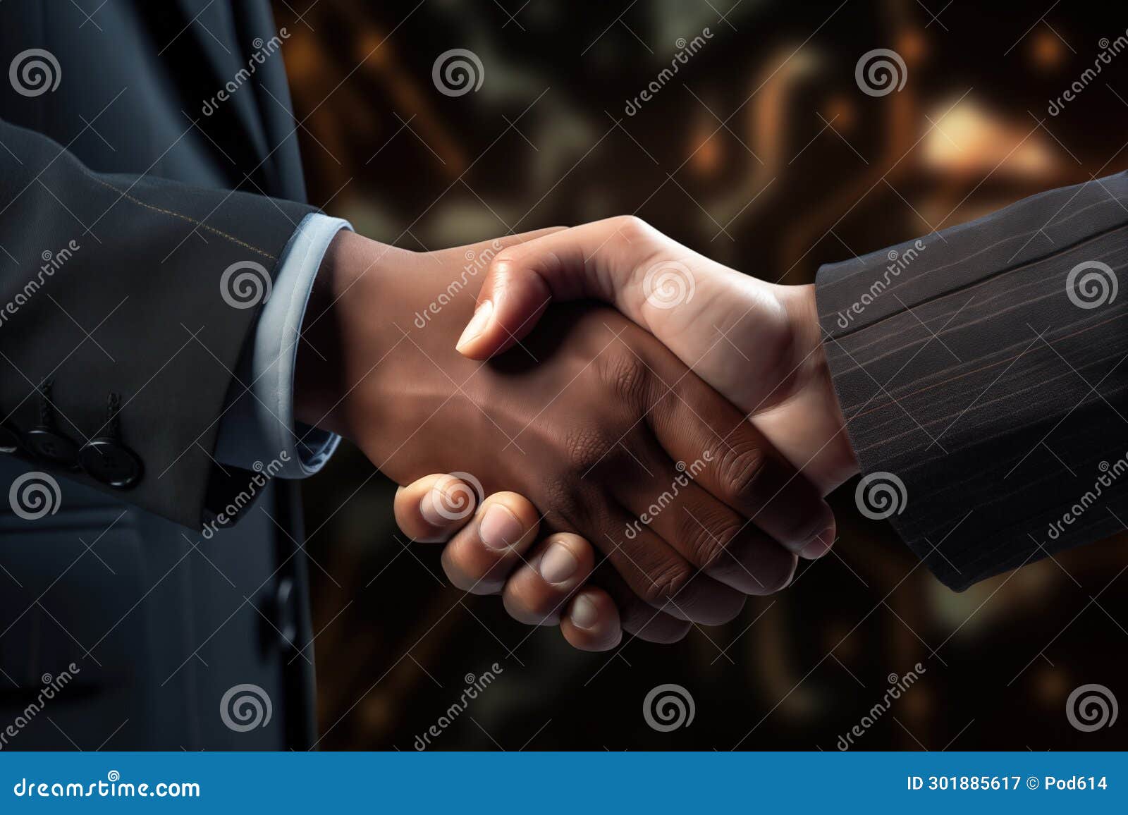 closing the digital deal: handshake in cyber business space. generative ai
