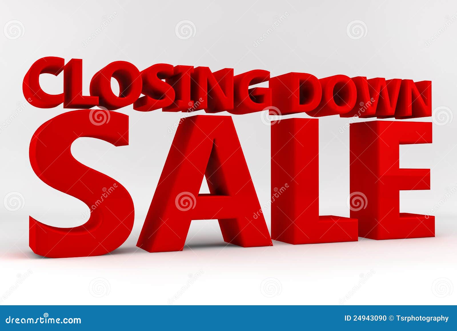 closing down sale