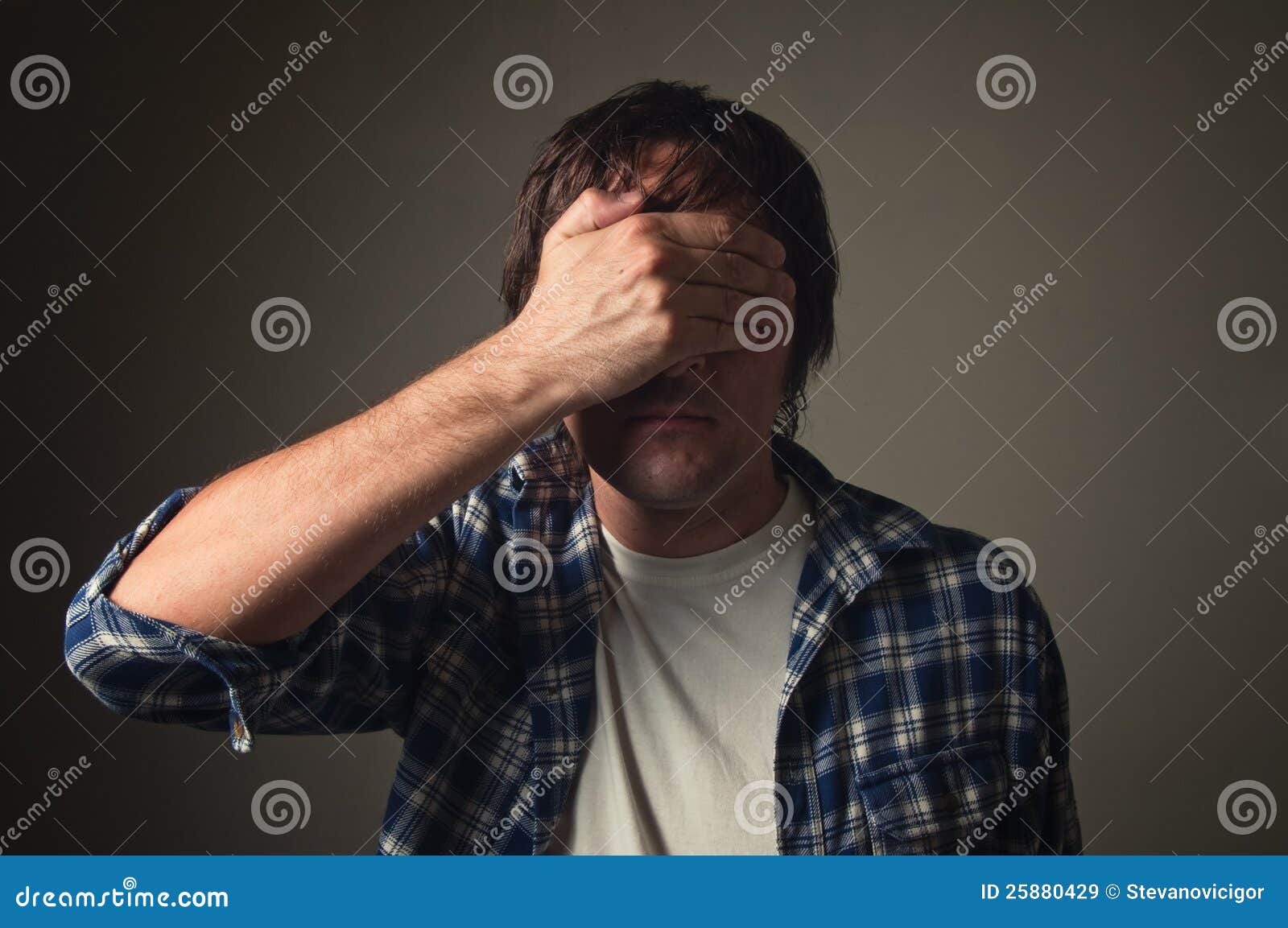 Closing eyes stock image. Image of human, seek, eyesight 25880429