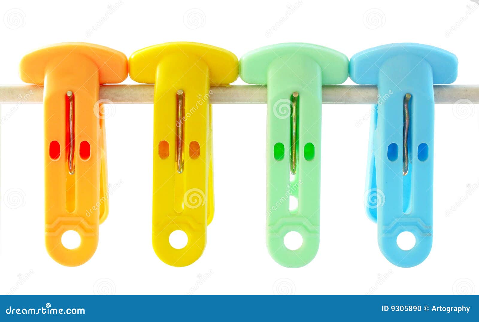 Cloth clips stock photo. Image of clamp, items, blue, macro 9305890