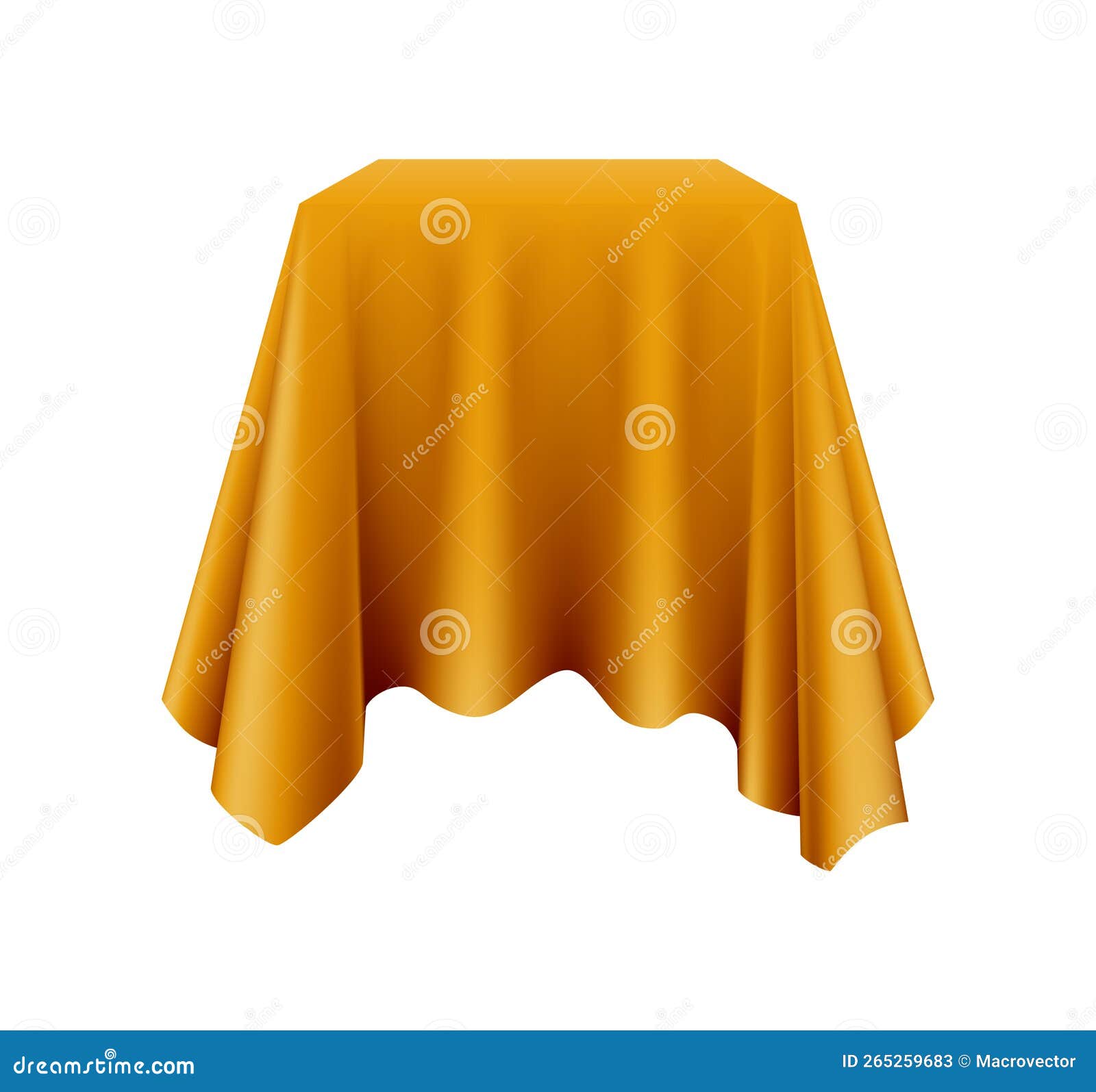 Cloth Covered Object stock illustration. Illustration of display