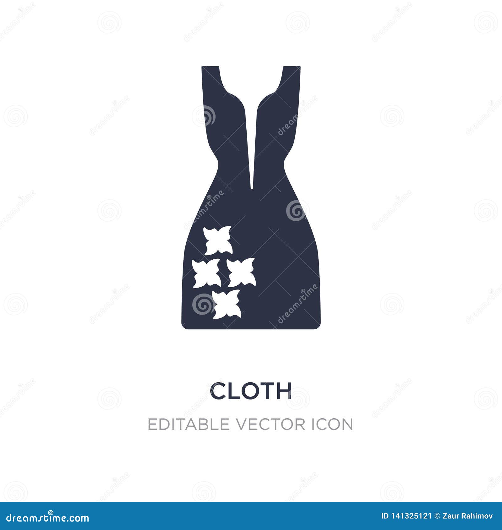 Cloth Icon On White Background. Simple Element Illustration From ...