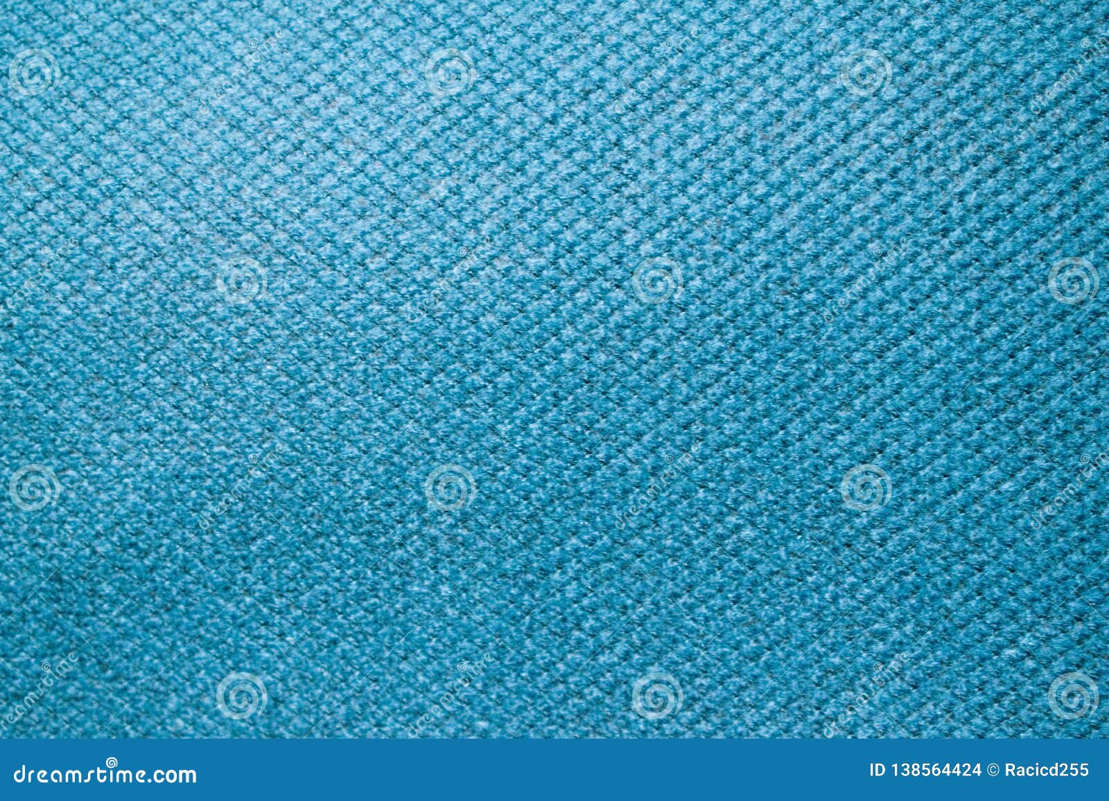 Cloth Texture .Blue Textured Unprinted Suiting Fabric from Above Stock